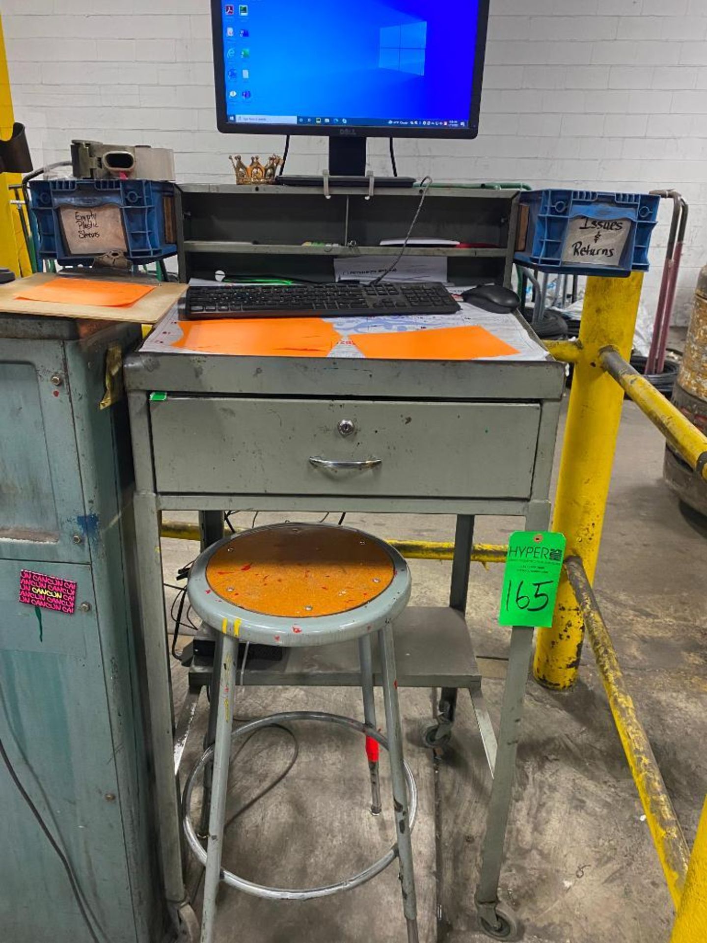 Forman Desk with Stool ( Loc. Greenville, IL )