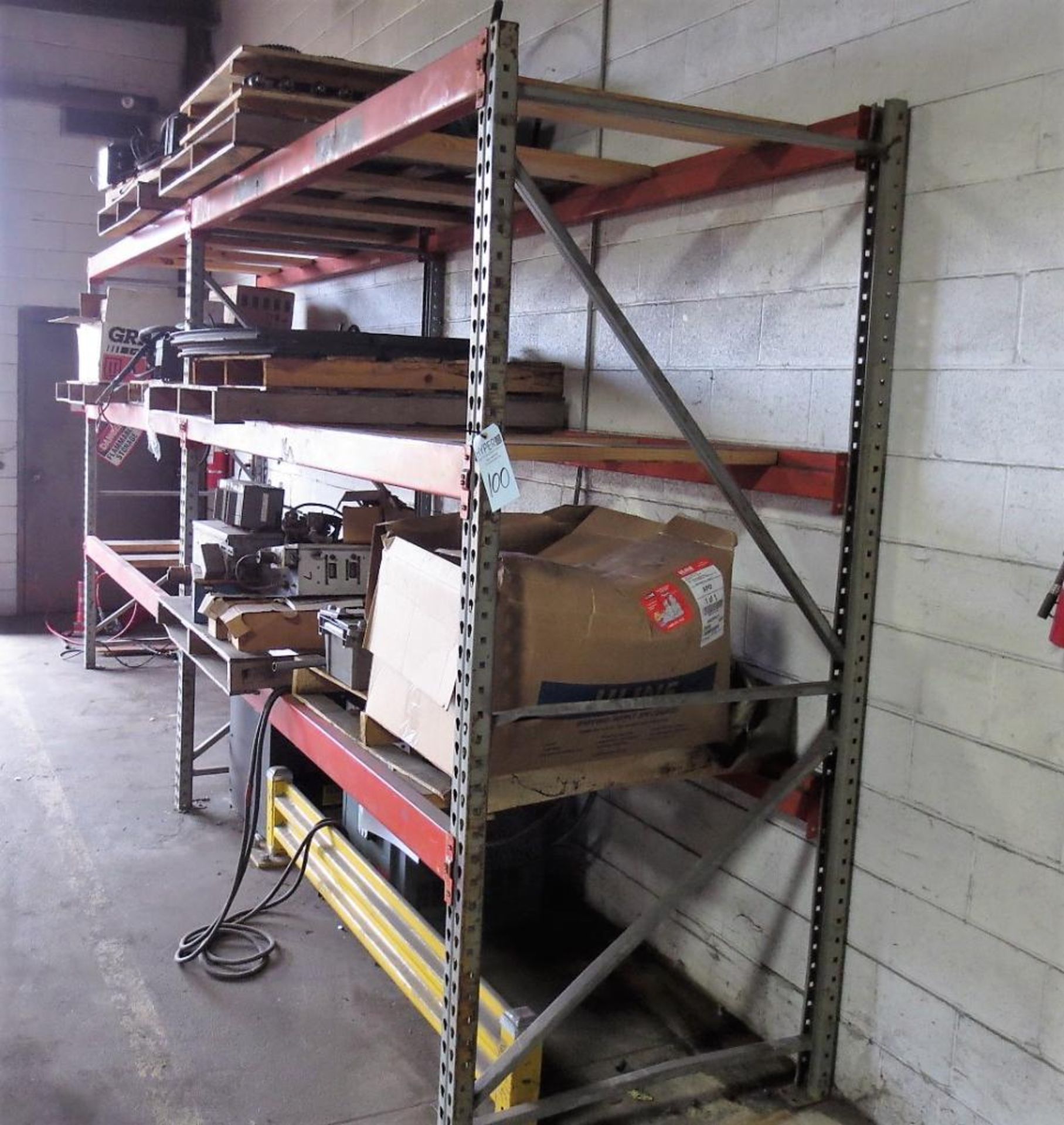 2 Section of Pallet Racking, 3 Legs 8' X 42", 12 Cross Beams 8' ( No other Items ) ( Loc. Greenville