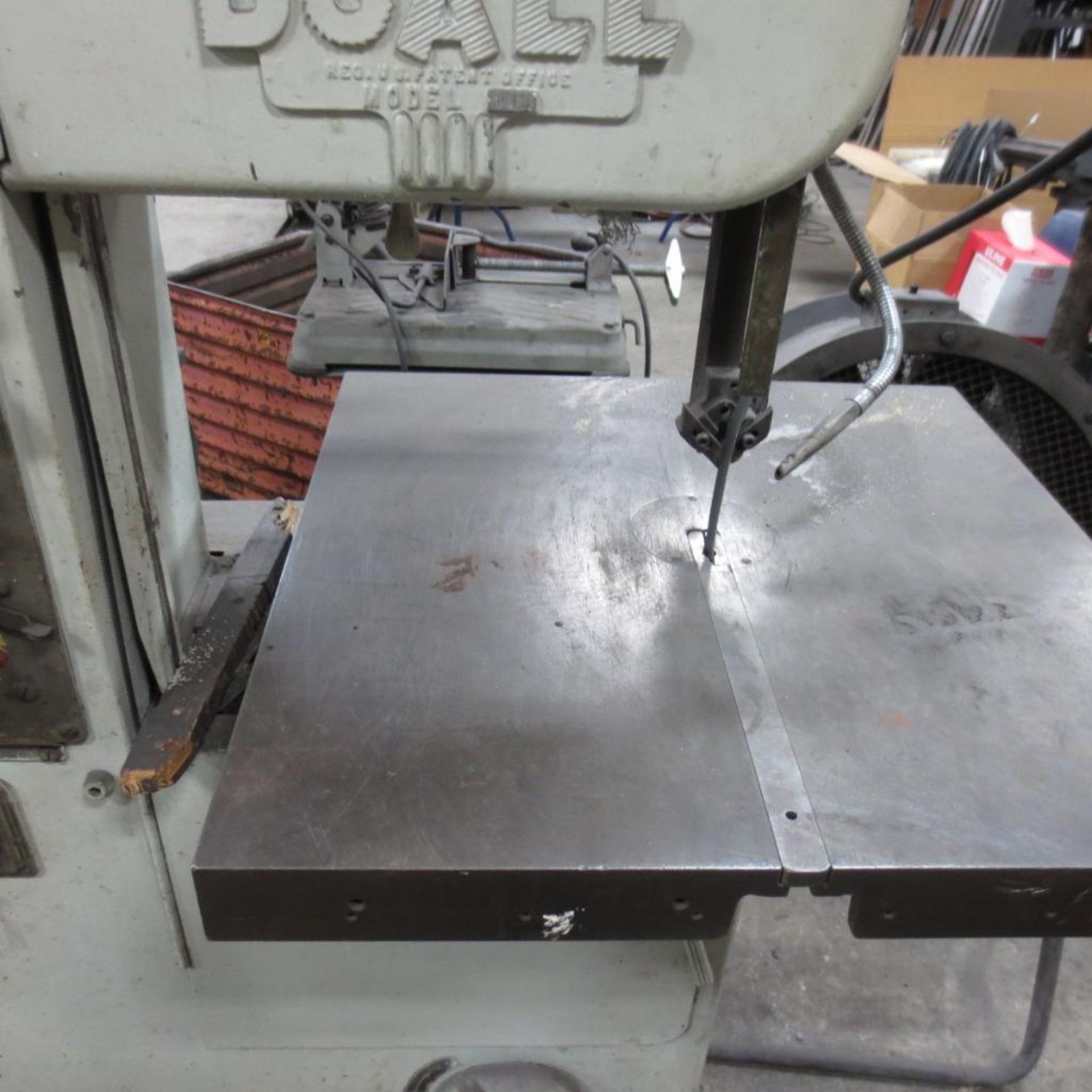 DoAll Vertical Band Saw, Model ML, 3 PH, 220V, 24" X 24" Table, 16" throat ( Loc. Greenville, IL ) - Image 3 of 6