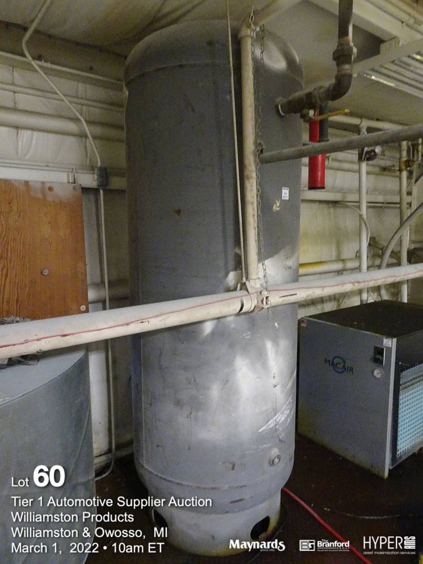 150 gallon air reserve tank