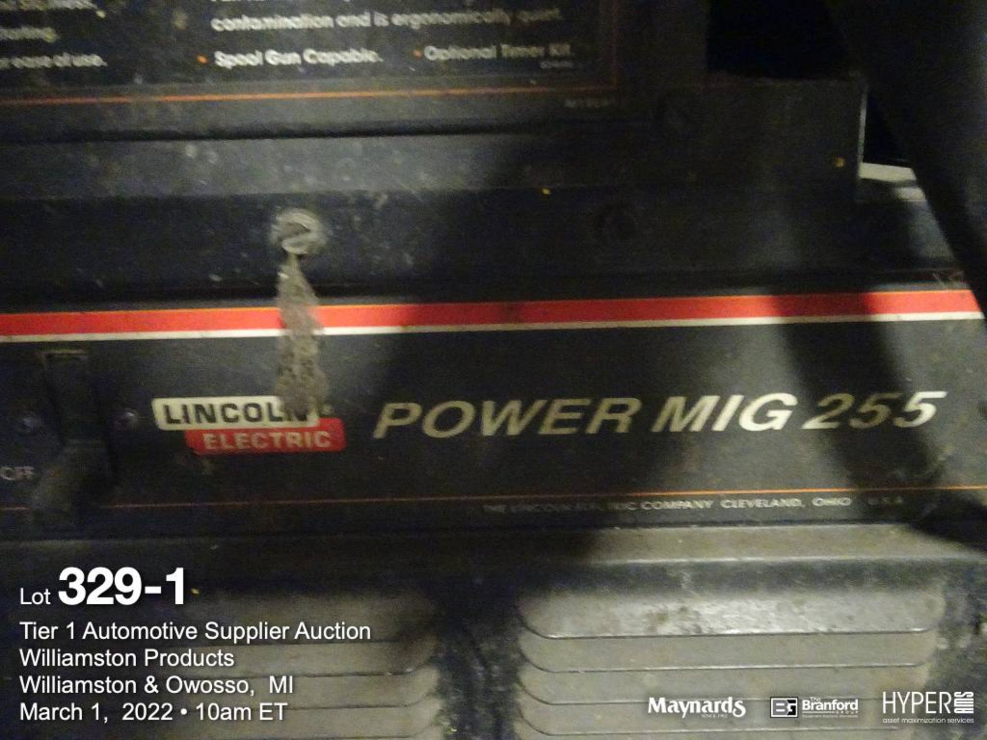 Lincoln Electric Power Mig 255 - Image 4 of 4