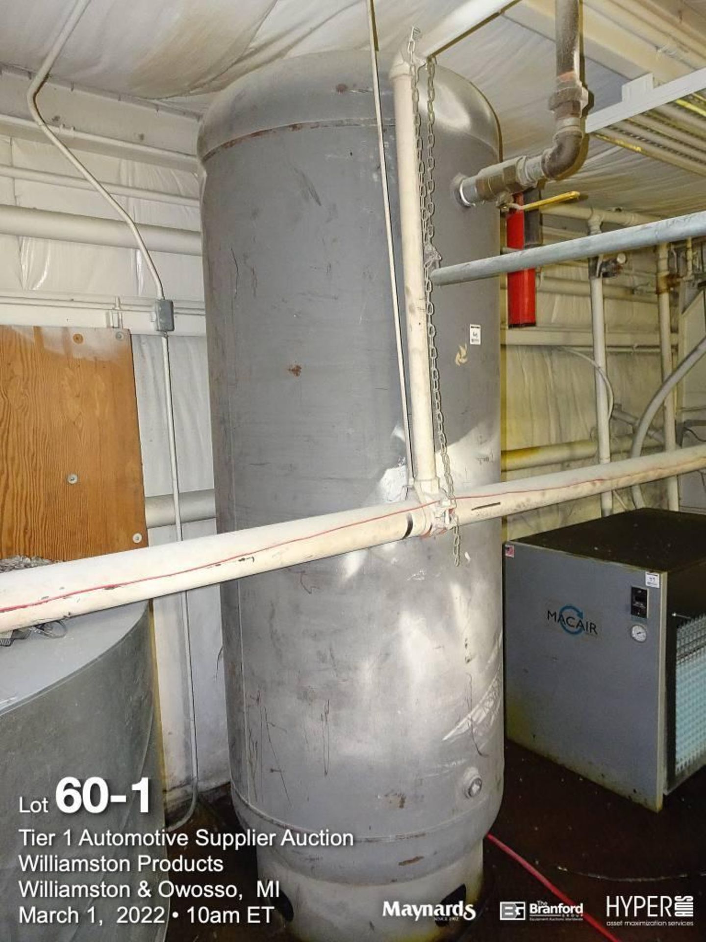 150 gallon air reserve tank - Image 2 of 4