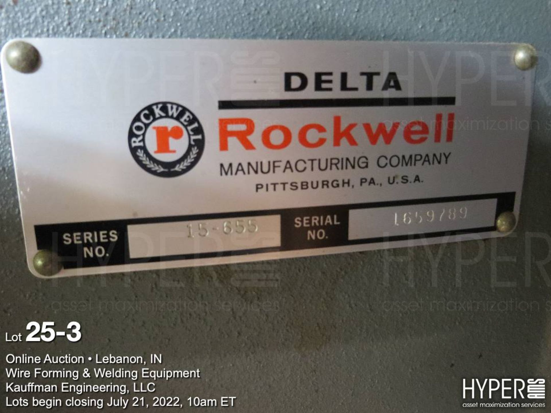 Rockwell-Delta 1/2" Max Drill Press - Image 3 of 3