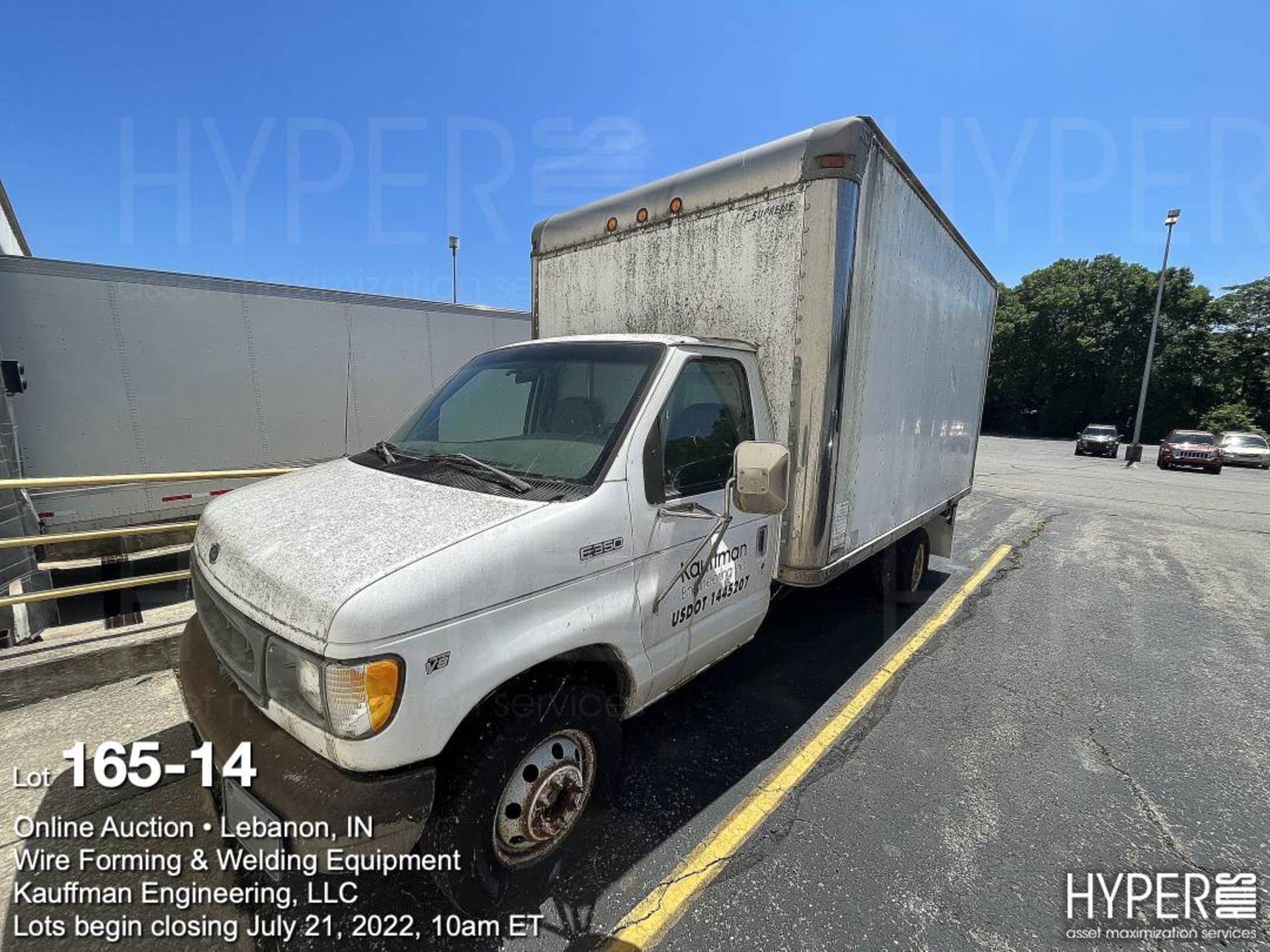 2012 Ford E-450 utility box truck - AS IS - BLOWN MOTOR - NO TITLE - PARTS ONLY - Image 14 of 14