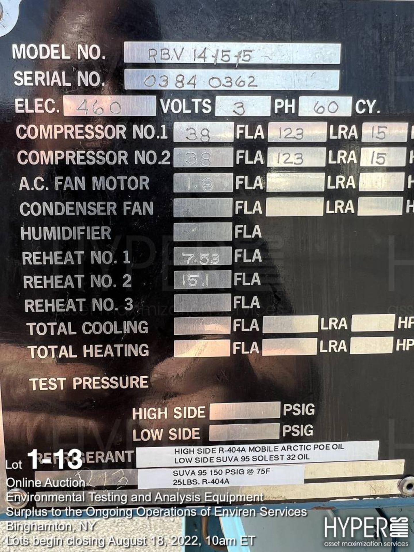 Russells RBV144545 environmental chamber - Image 13 of 13