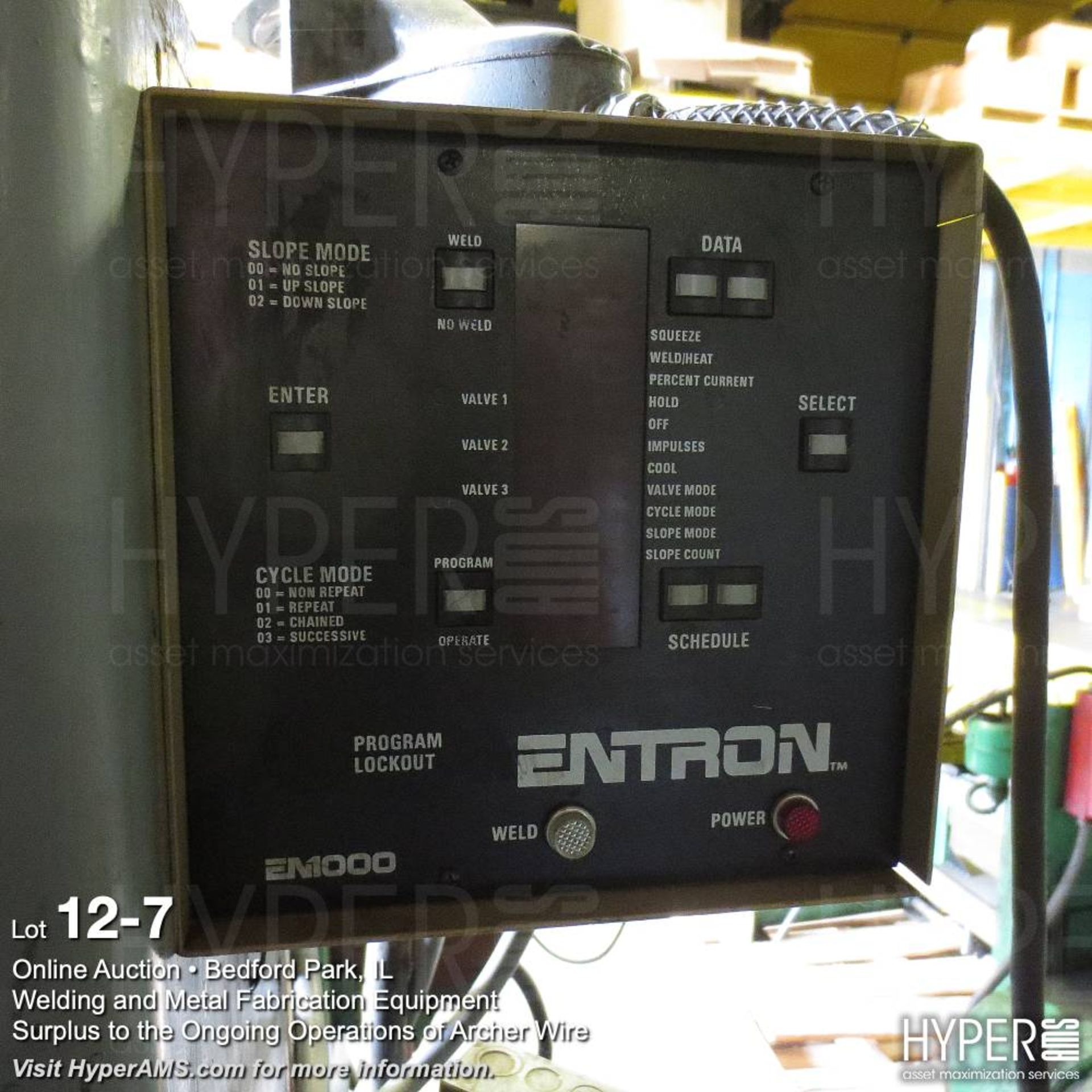 Spot welder with Entron EM1000 control 480v - Image 7 of 7