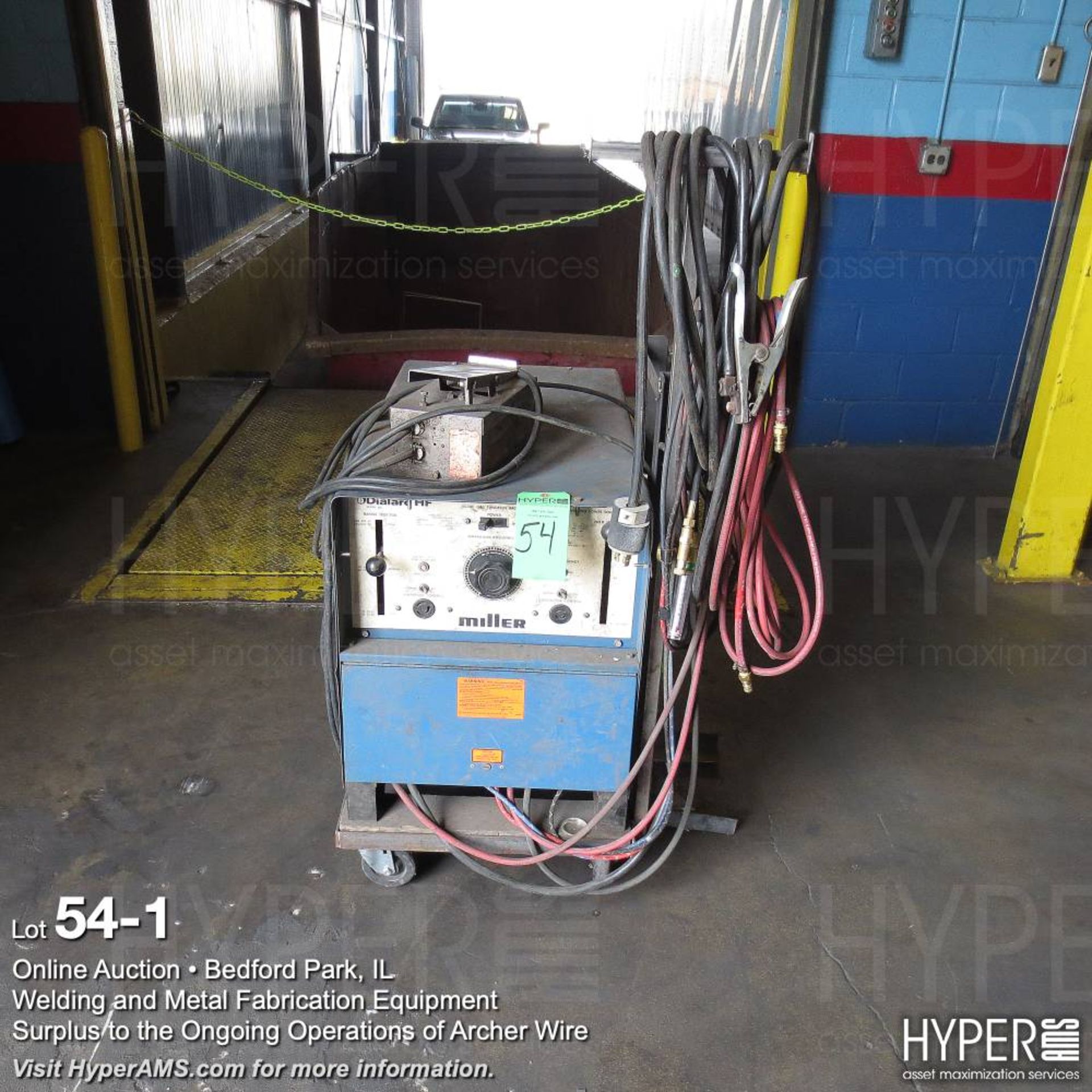 Miller Dialarc HF welder s/n JB488880