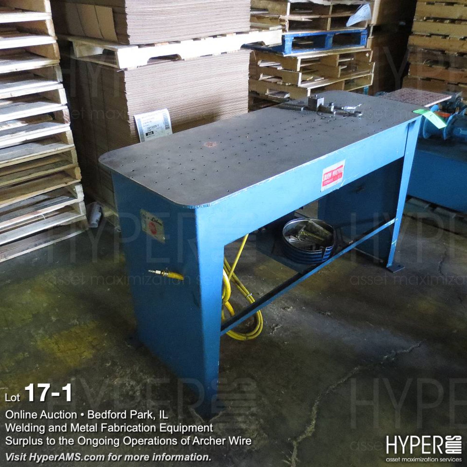 Lubow ML-6 bending table s/n 11-67