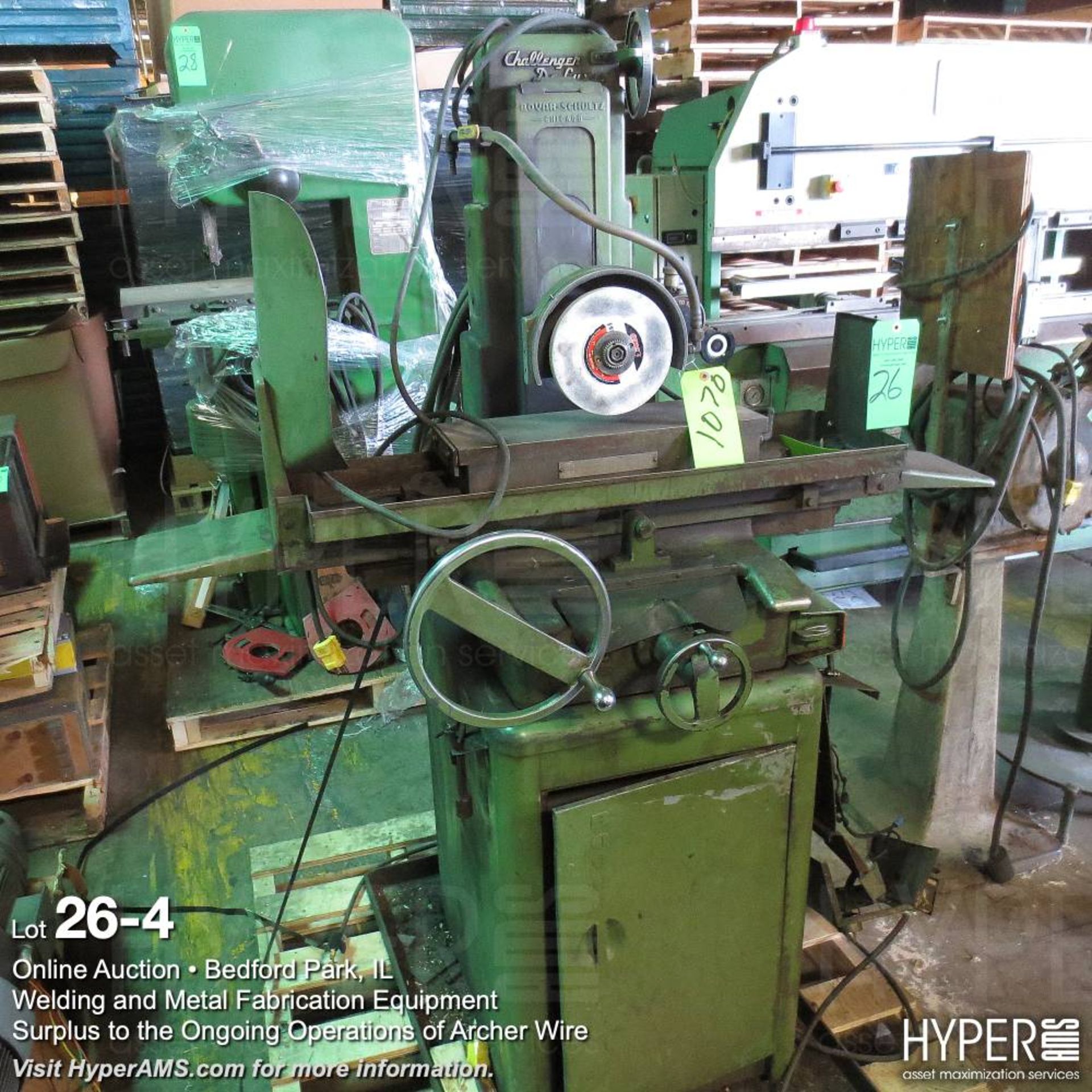 Boyar Schultz challenger deluxe 6-18 surface grinder 3ph 230/460v 1ph s/n C-1622 - Image 4 of 6