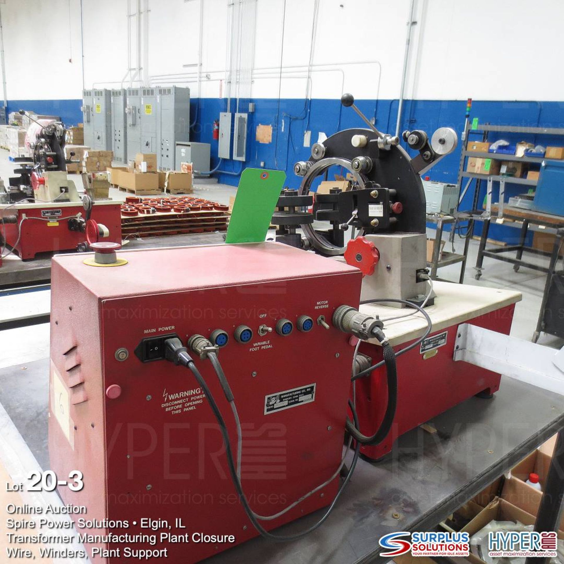 Jovil JV200WT Toroidal winding machine with Jovil JV200/JV99MC control s/n 317.0.91 - Image 3 of 4