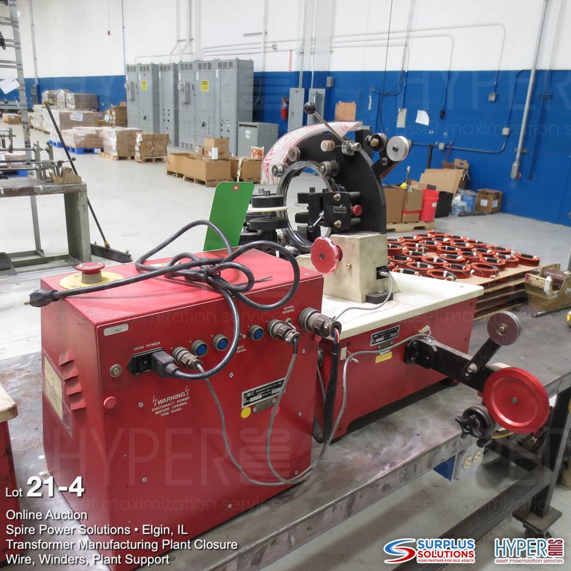 Jovil JV200 Toroidal winding machine with Jovil JV200MC microprocessor control s/n 595.5.00 - Image 4 of 4