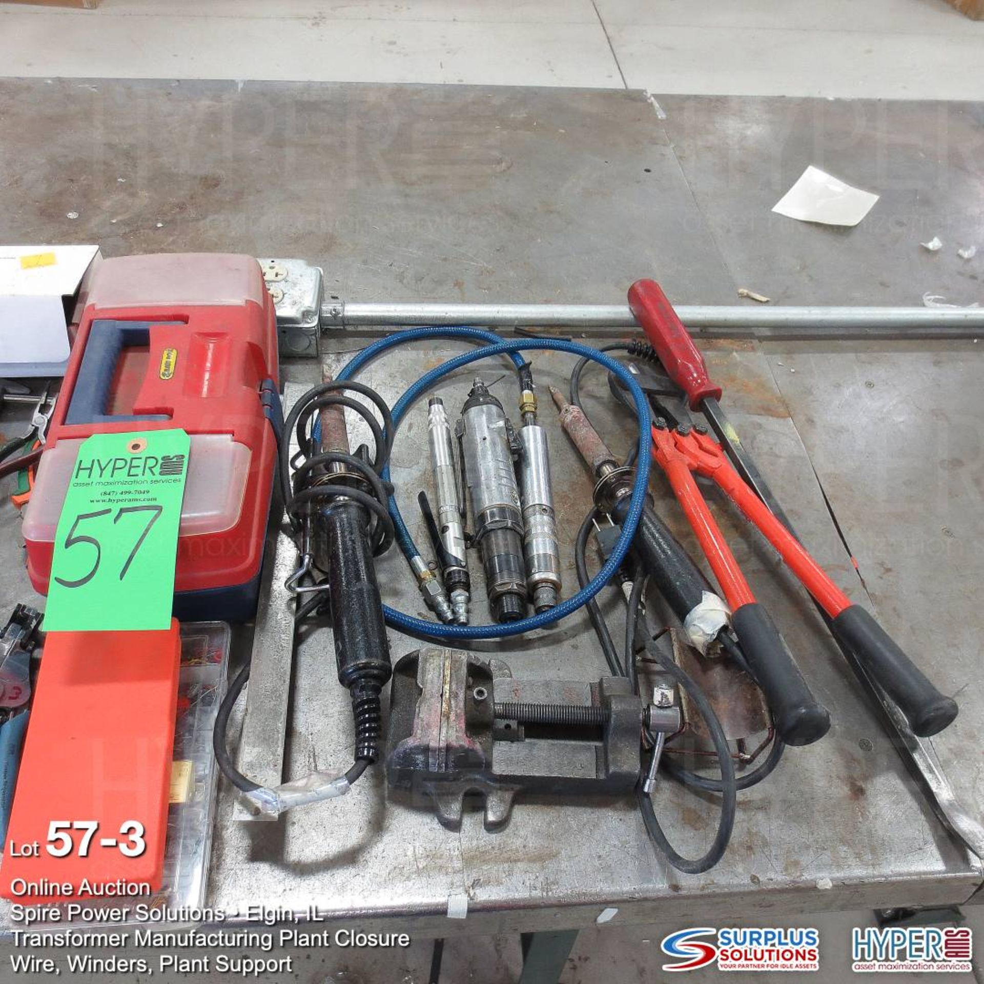 Bolt cutters, air drills, pliers, c-clamps and stripers - Image 3 of 3