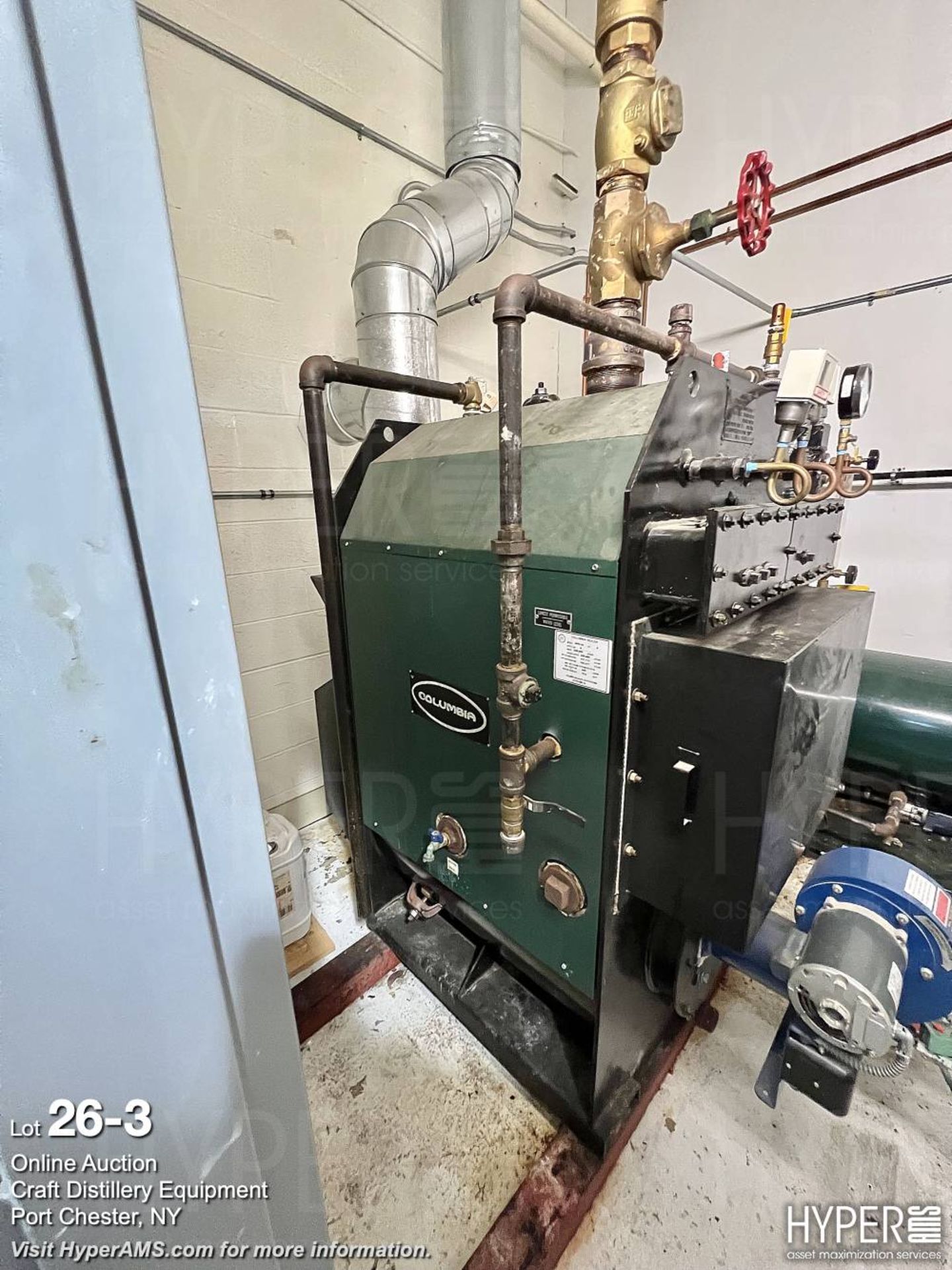 Columbia boiler MPH-20, 840000 BTU, Honeywell burner control - Image 3 of 25