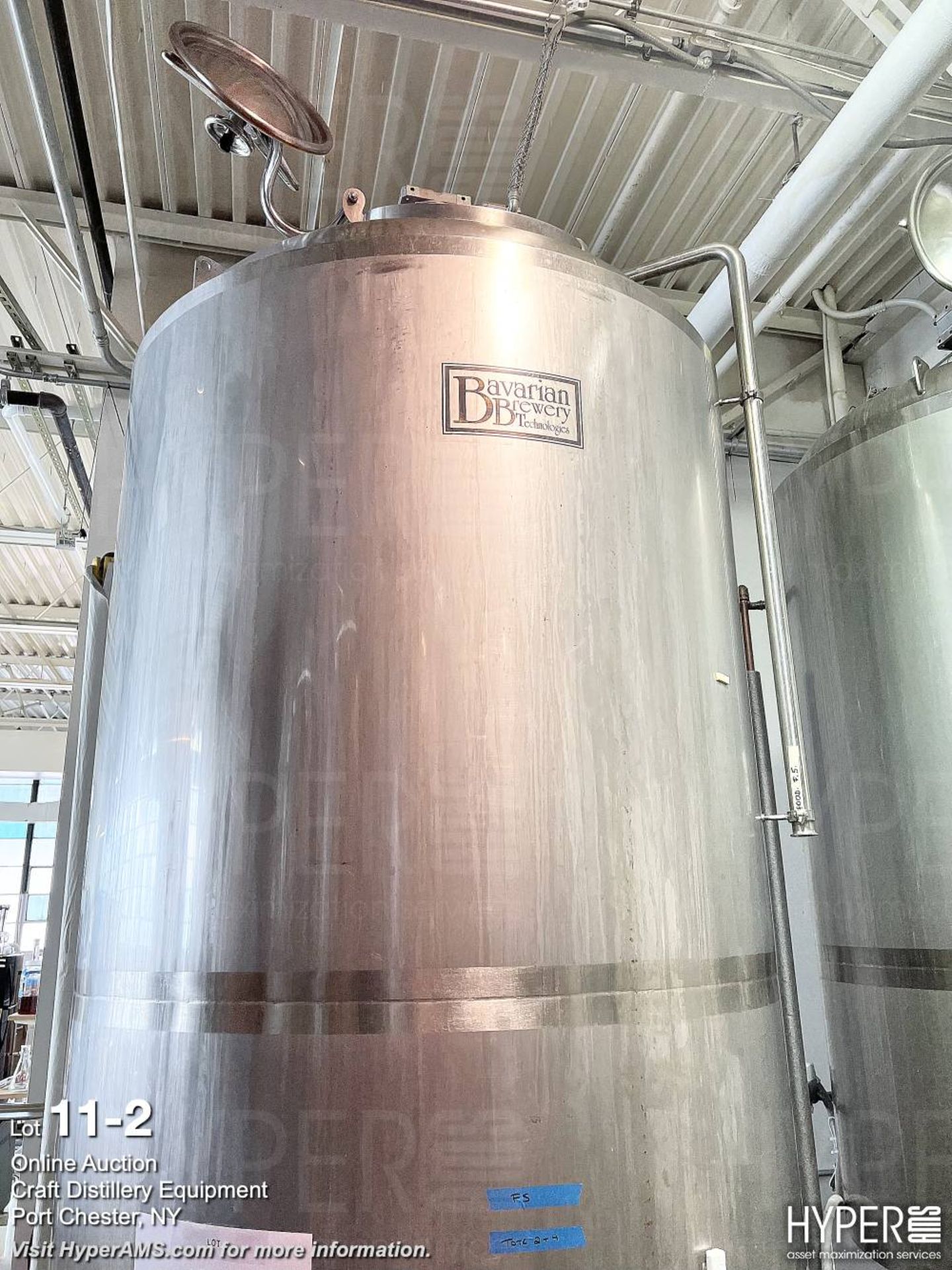 Bavarian Brewery Technologies 2000 L tank with agitator - Image 2 of 6