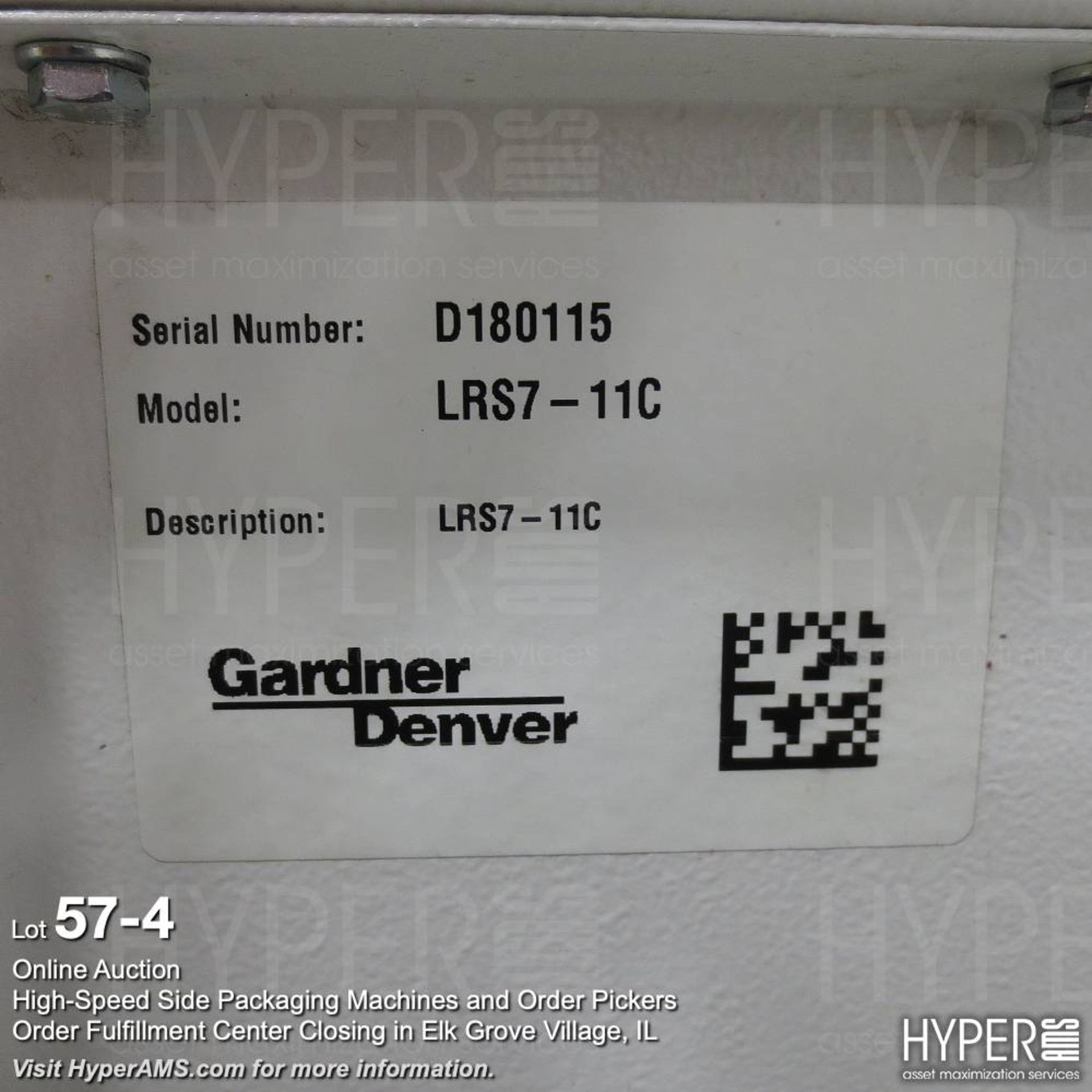 Gardner Denver L11RS 15hp rotary screw compressor - Bild 4 aus 9