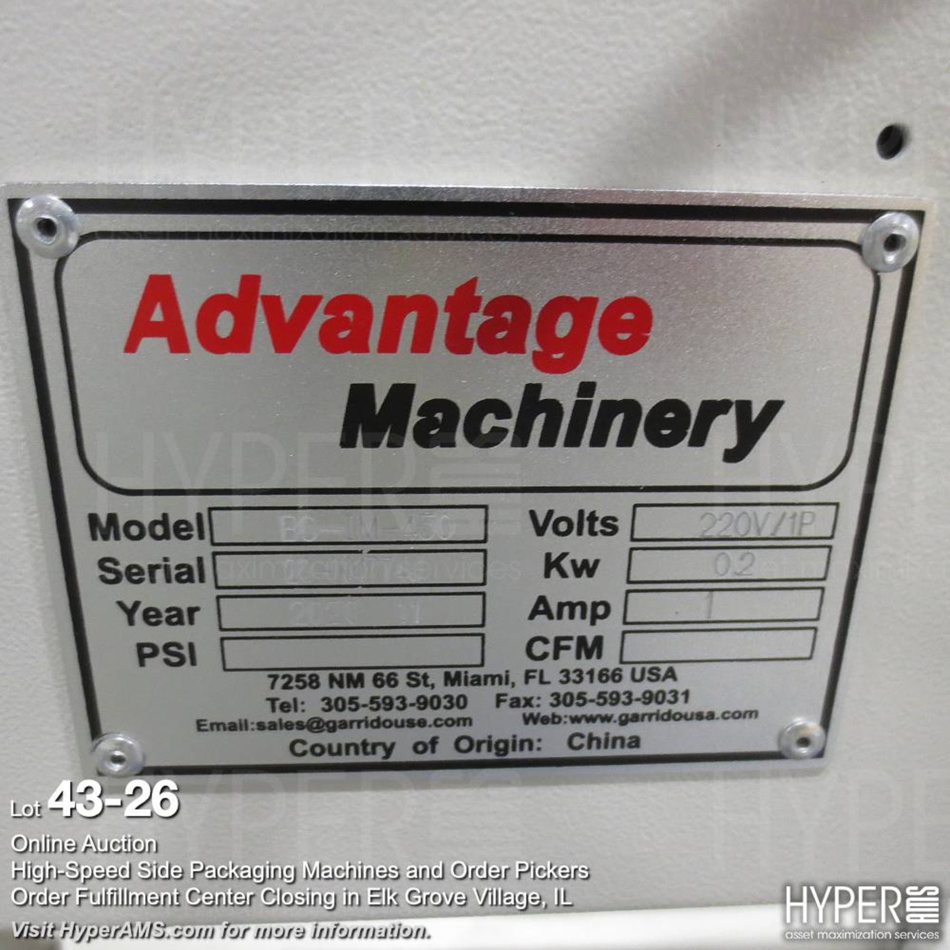 Advantage Servo S-50 continuous motion side sealer - Image 26 of 28