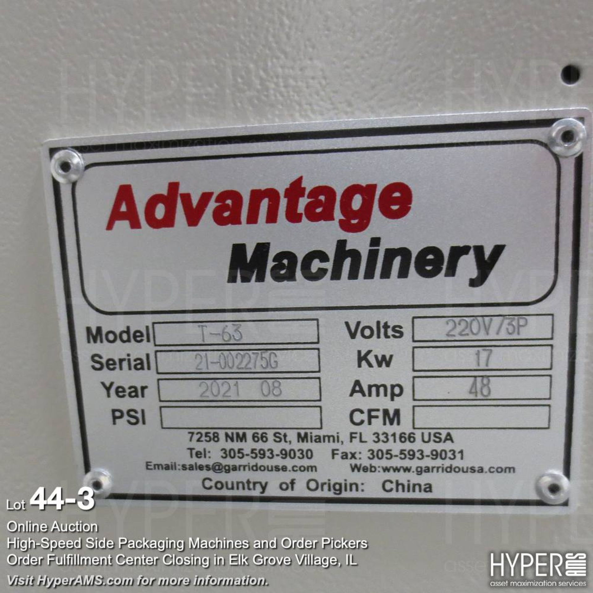 Advantage Servo S-50 continuous motion side sealer - Image 3 of 28