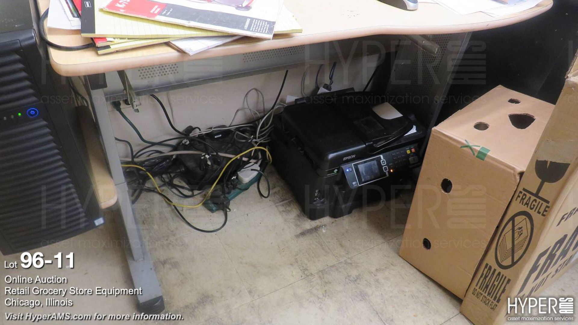 Contents Upstairs Office Including Desk-Printer-Office Supplies- Brothers Fax- Canon Copier-ETC. - Image 11 of 11