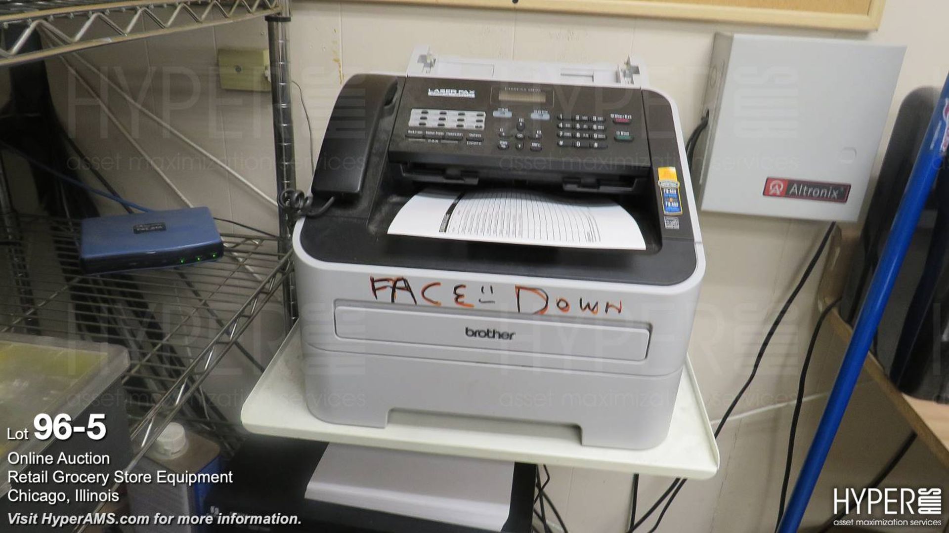 Contents Upstairs Office Including Desk-Printer-Office Supplies- Brothers Fax- Canon Copier-ETC. - Image 5 of 11