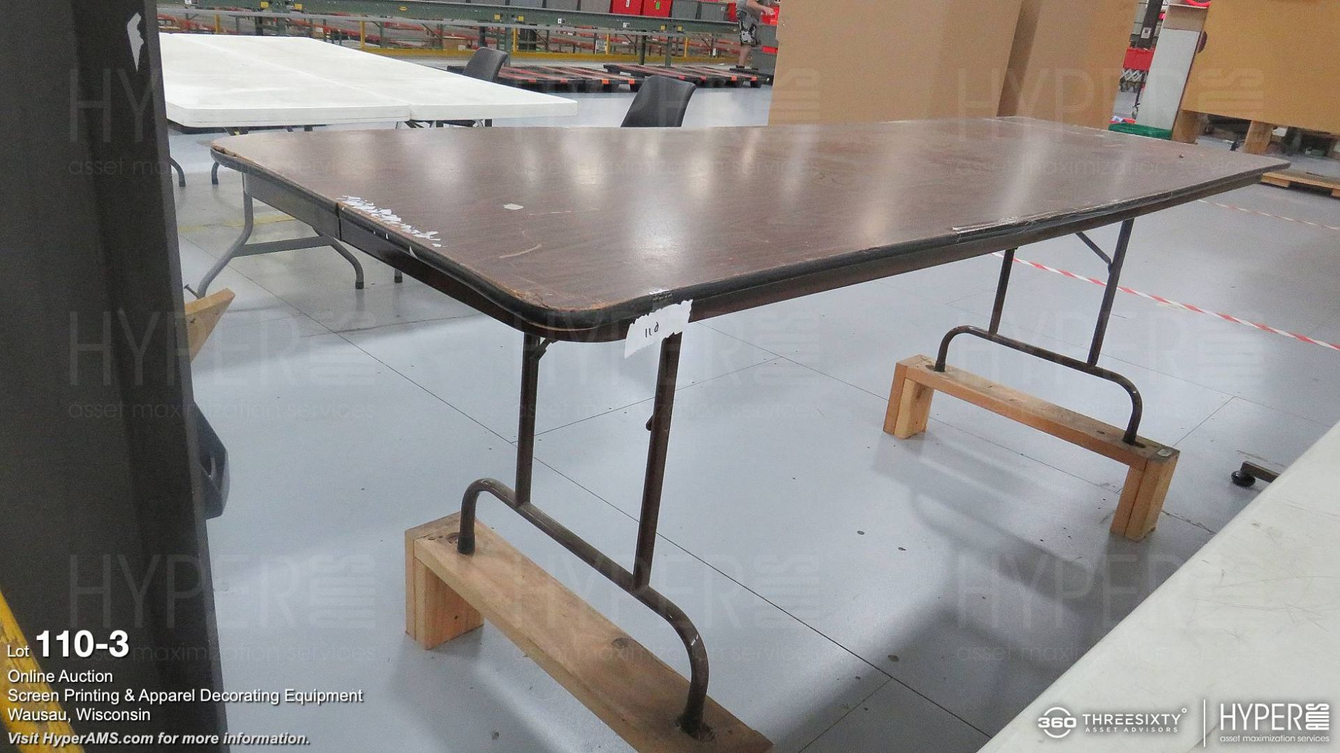 (4) 8ft folding tables - Image 3 of 4