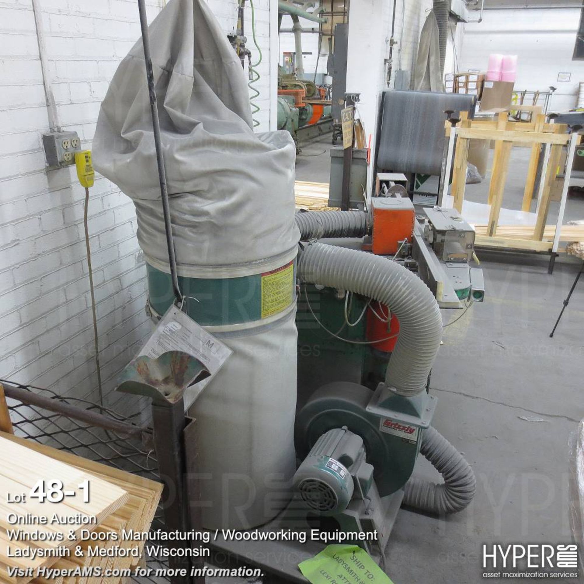 Grizzly 1-1/2 hp dust collector