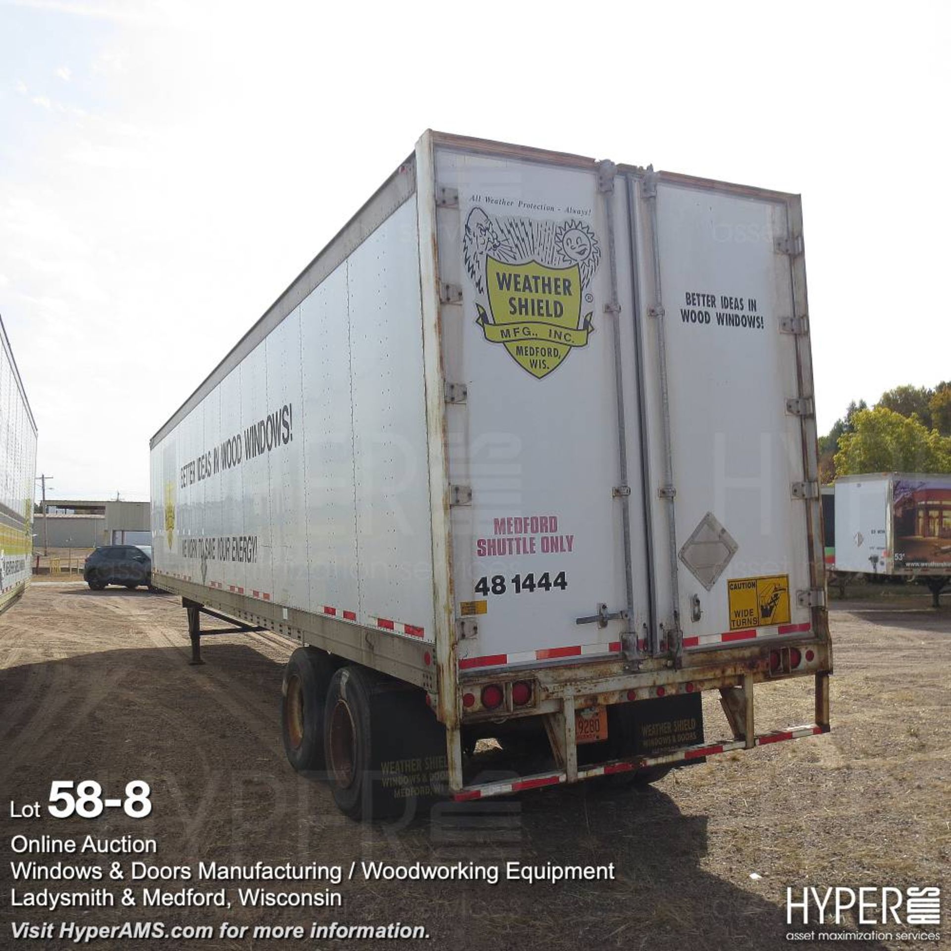 Great Dane 48' storage trailer year 1989 - Image 8 of 15