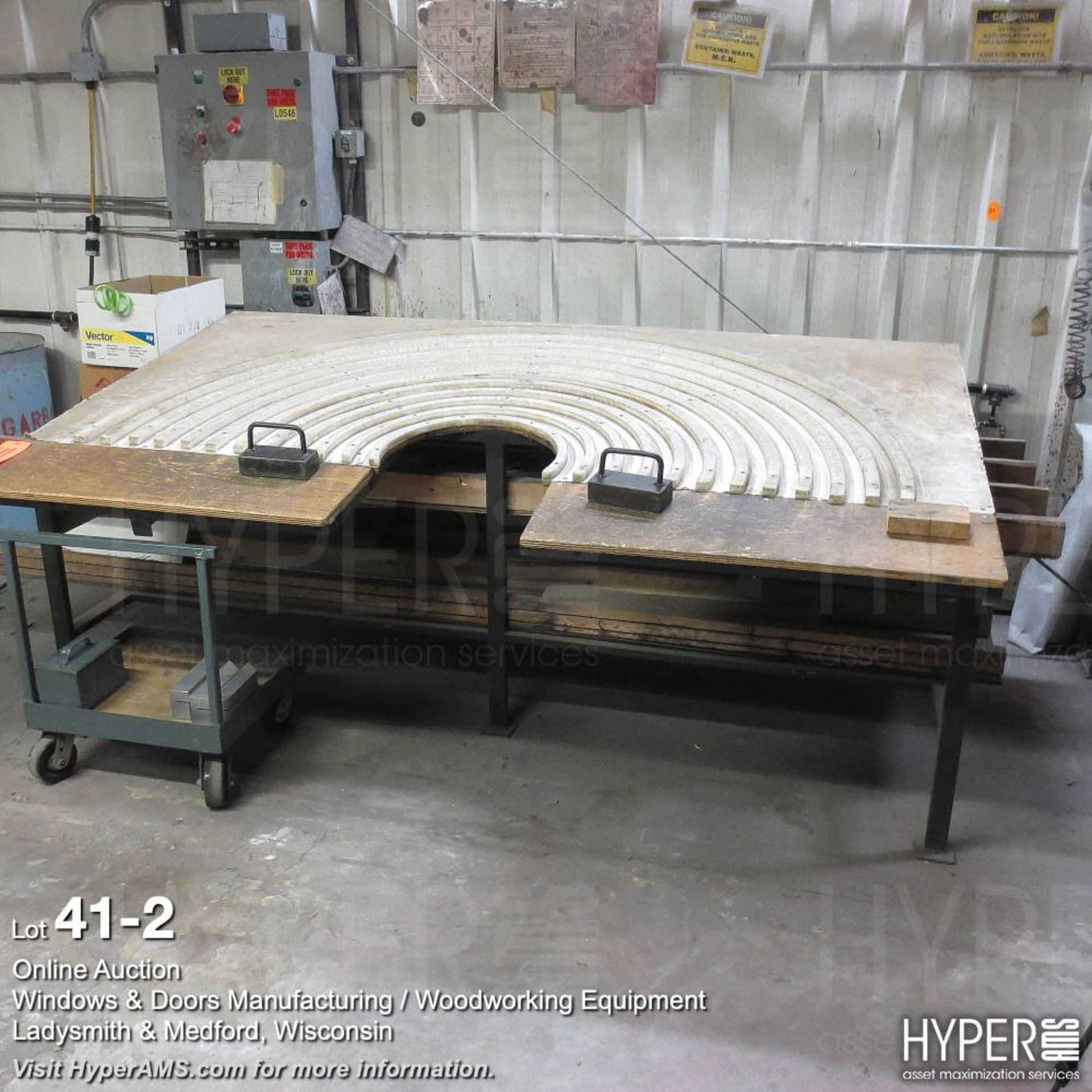 manual radius bender table - Image 2 of 2