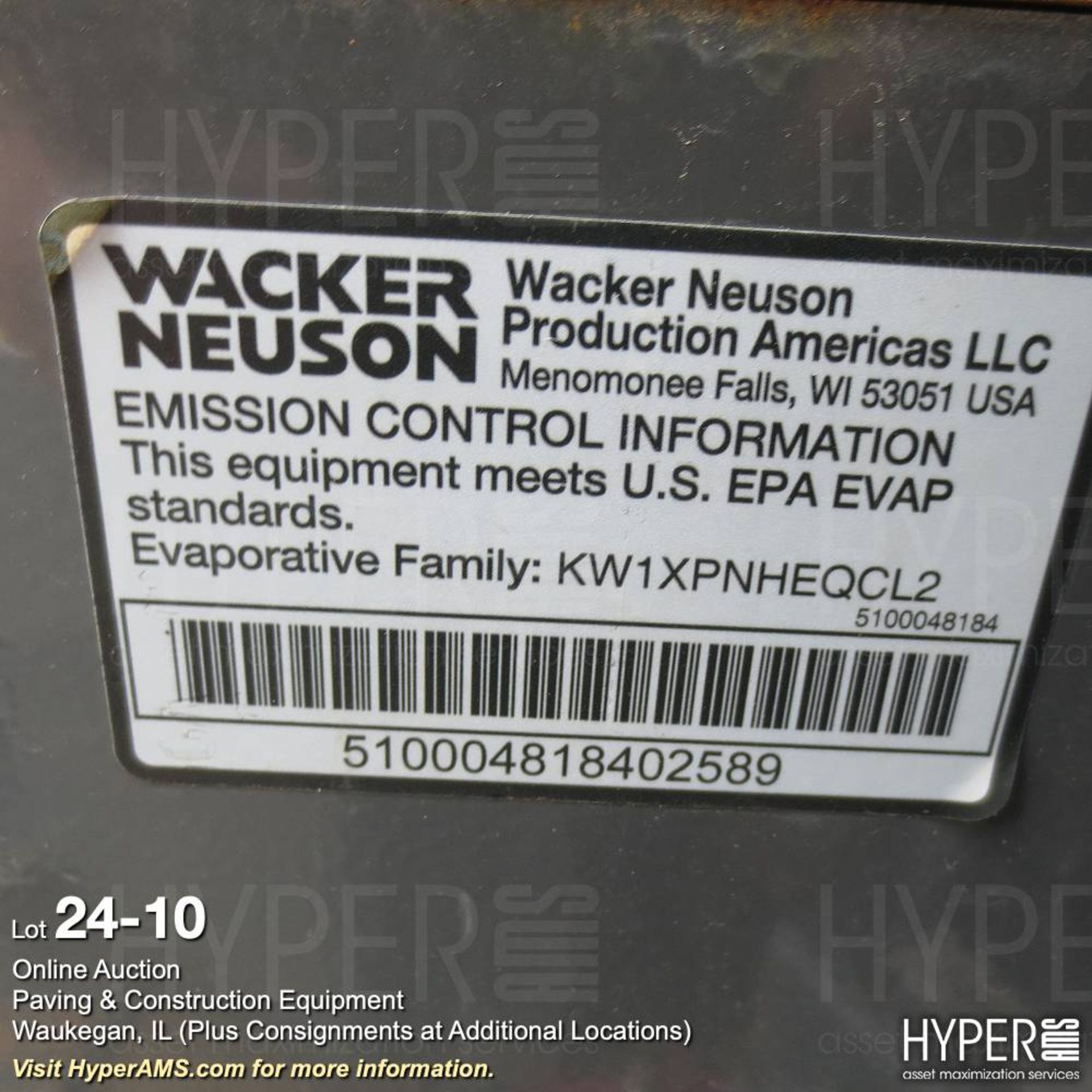 Wacker Neuson RD12 smooth drum roller - Image 10 of 11