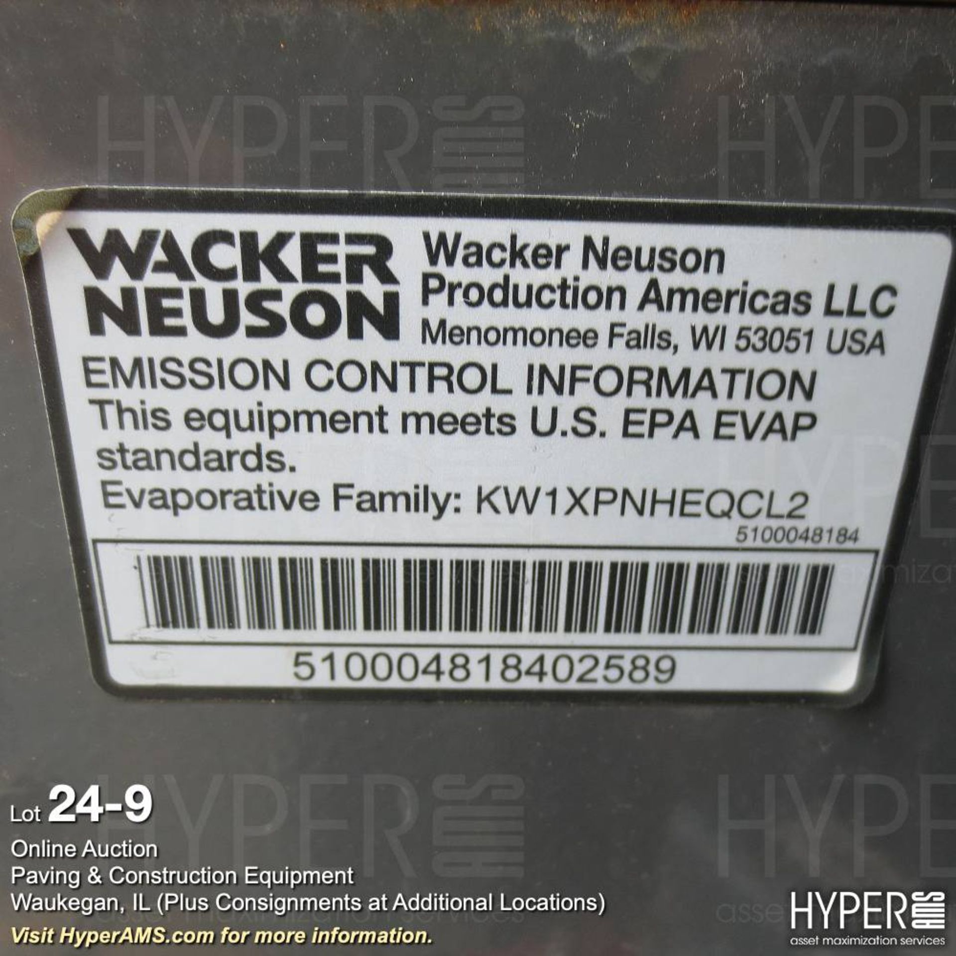 Wacker Neuson RD12 smooth drum roller - Image 9 of 11