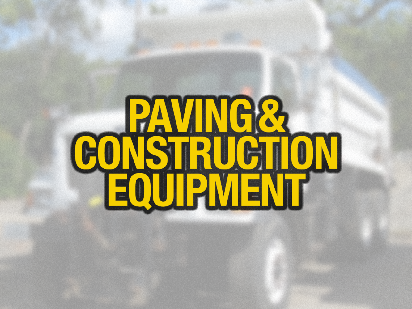 Paving, Construction and Heavy Dump Trucks - Complete Dispersal of Accurate Paving plus consignments