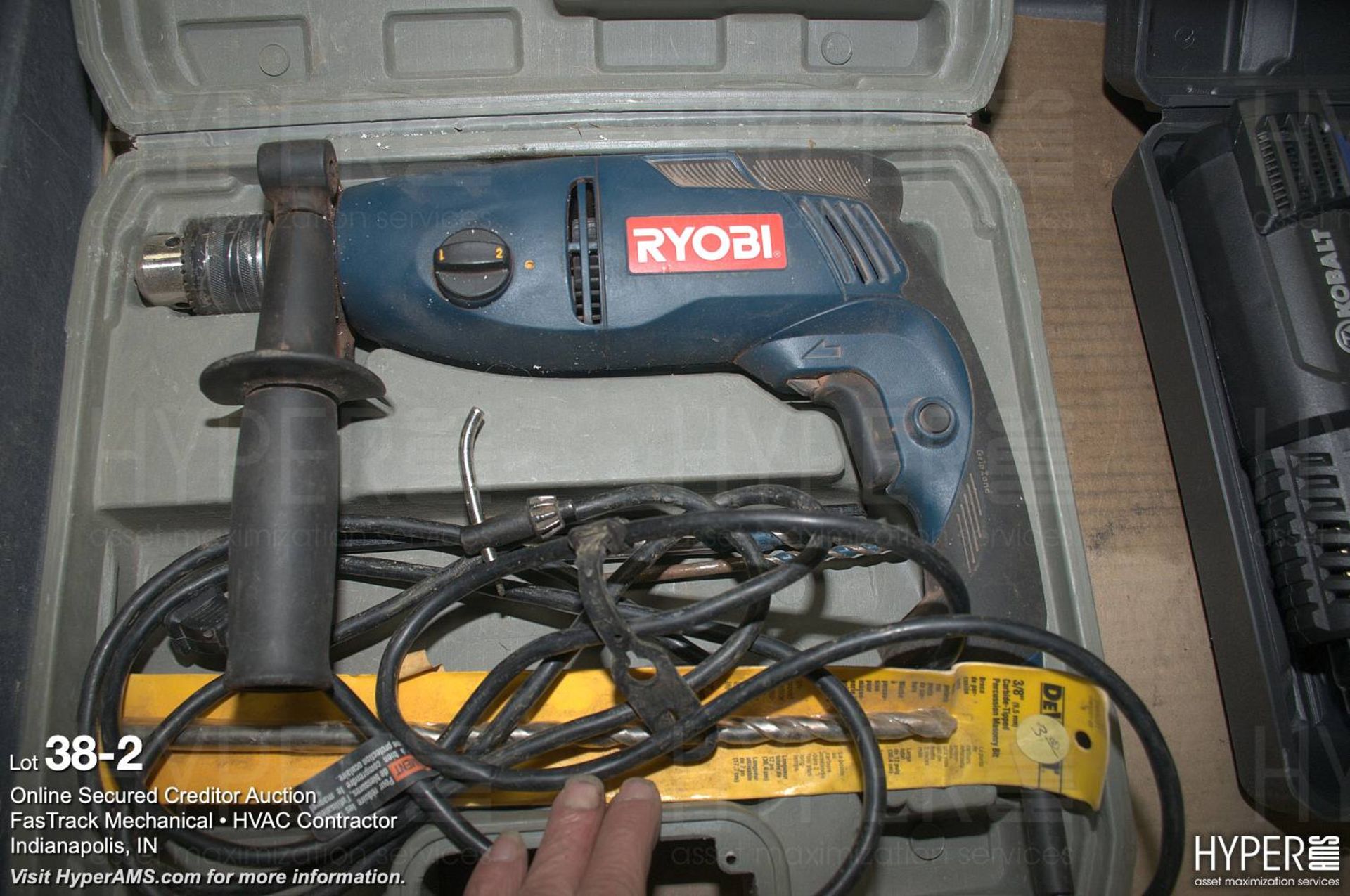 RYOBI corded D552H 1/2" drill, heat gun - Image 2 of 3