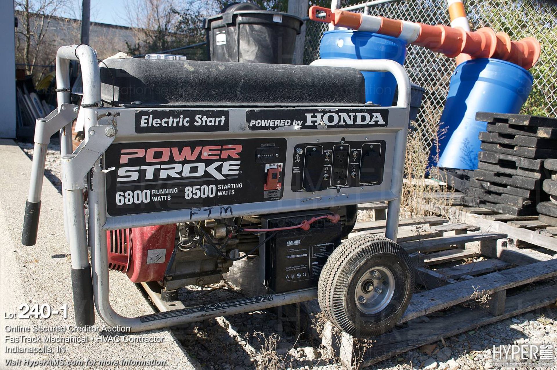 Honda 8500 watt gasoline generator