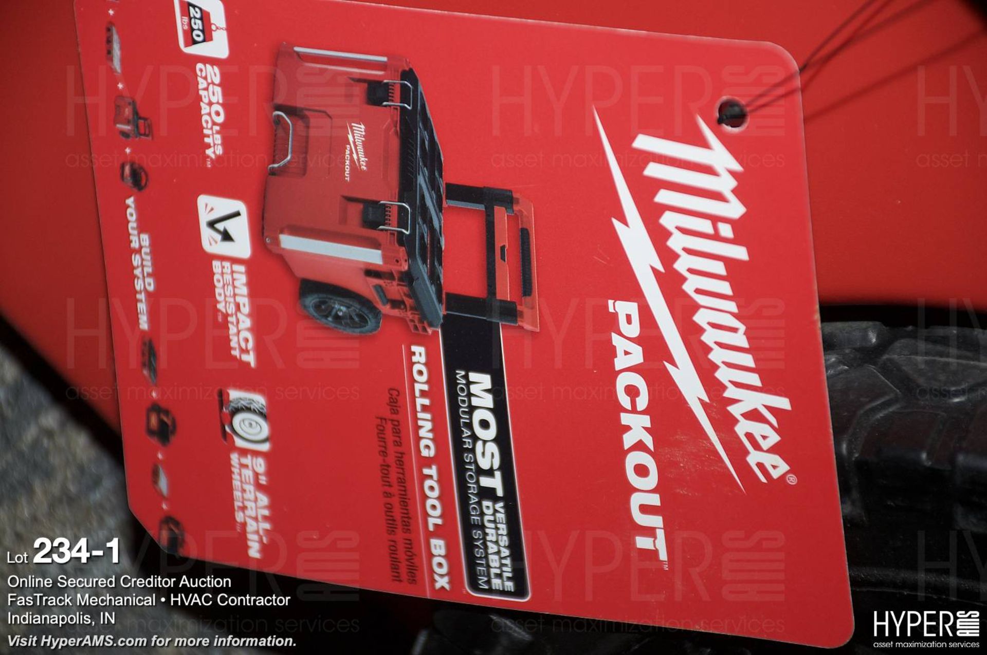 Milwaukee Packout tool box w/tools - Image 3 of 3