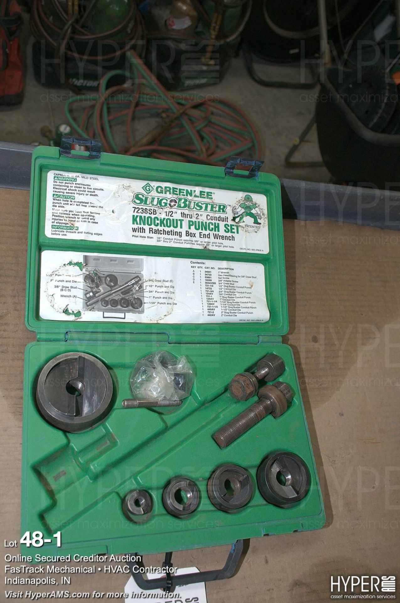 Greenlee Slugbuster knockout punch set