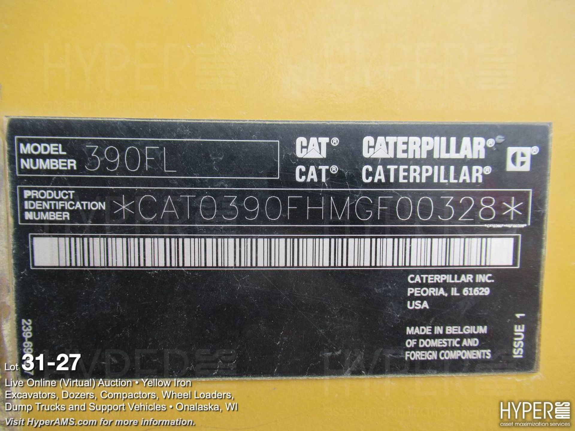 2016 Caterpillar 390F L Excavator - Image 26 of 32
