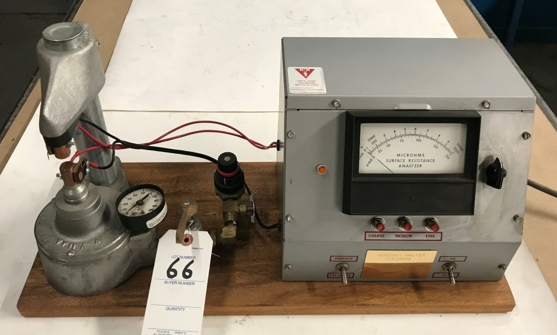 H&H Laboratory Mod.VT-11A Surface Resistance Analyzer