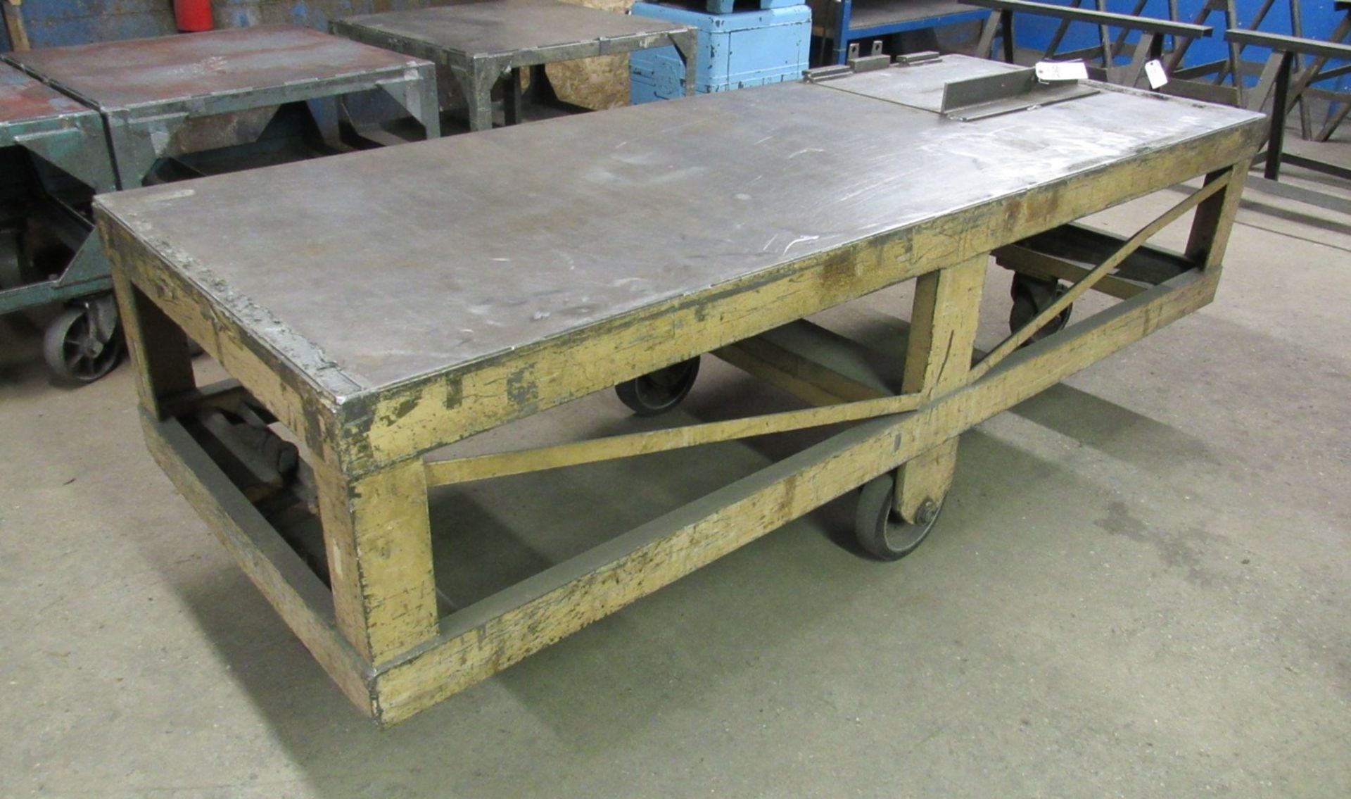 36" x 96" Heavy Duty Portable Steel Table