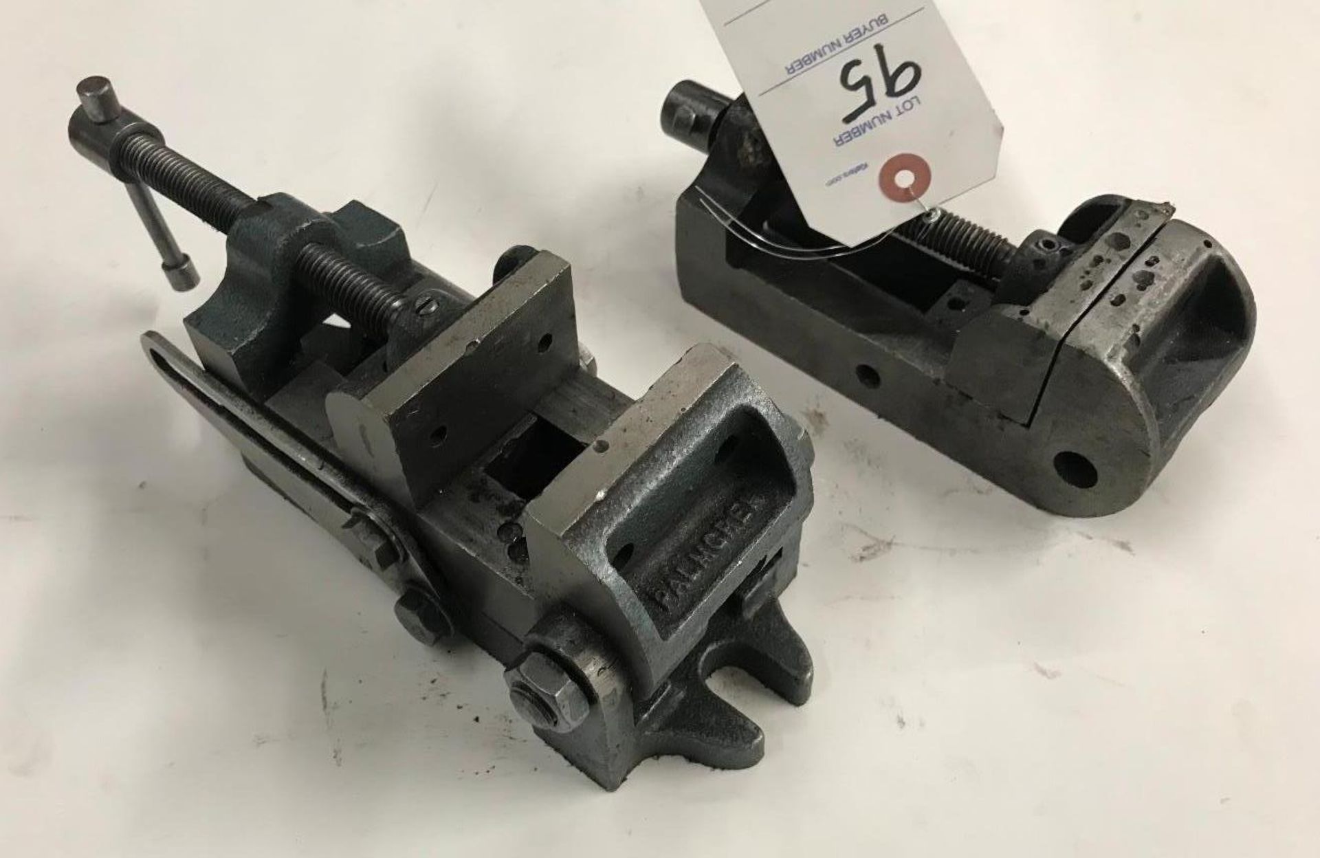 Palmgren 2-1/2" Adjustable Drilling Vise & Plain Drilling Vise