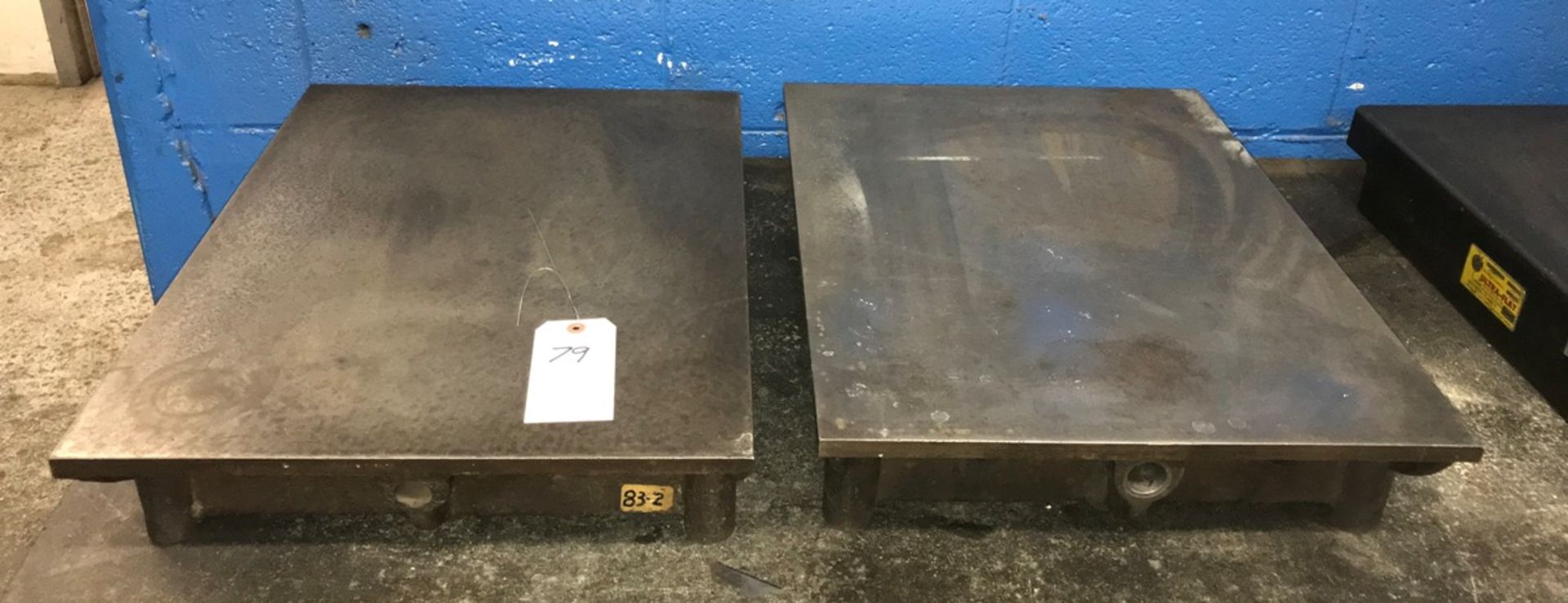 2-18" x 24" Steel Surface Plates