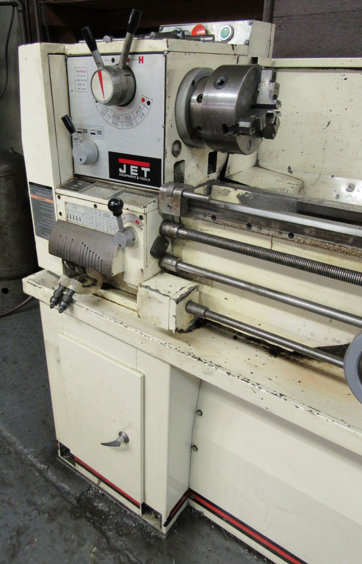 Jet Mod.GHB-1340 13"/18" x 40" Geared Gap Lathe - New 2000, Spindle Speeds 70 - 2000 RPM, 18-3/4" - Image 3 of 5