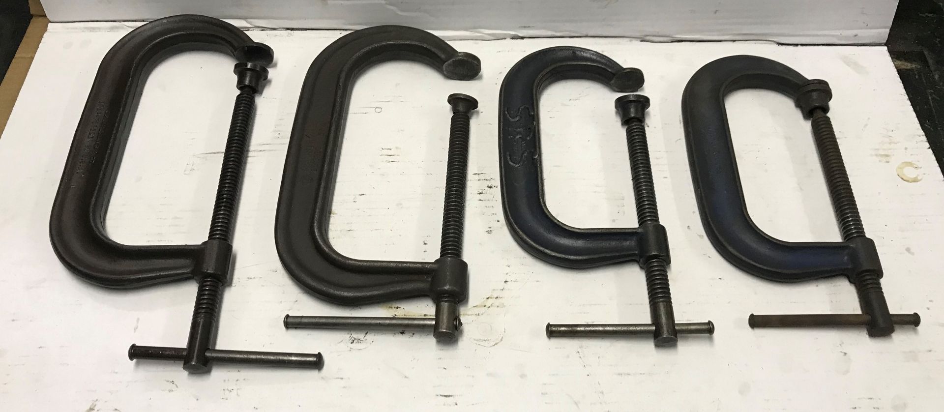 (4) 8"&6" Armstrong C-Clamps