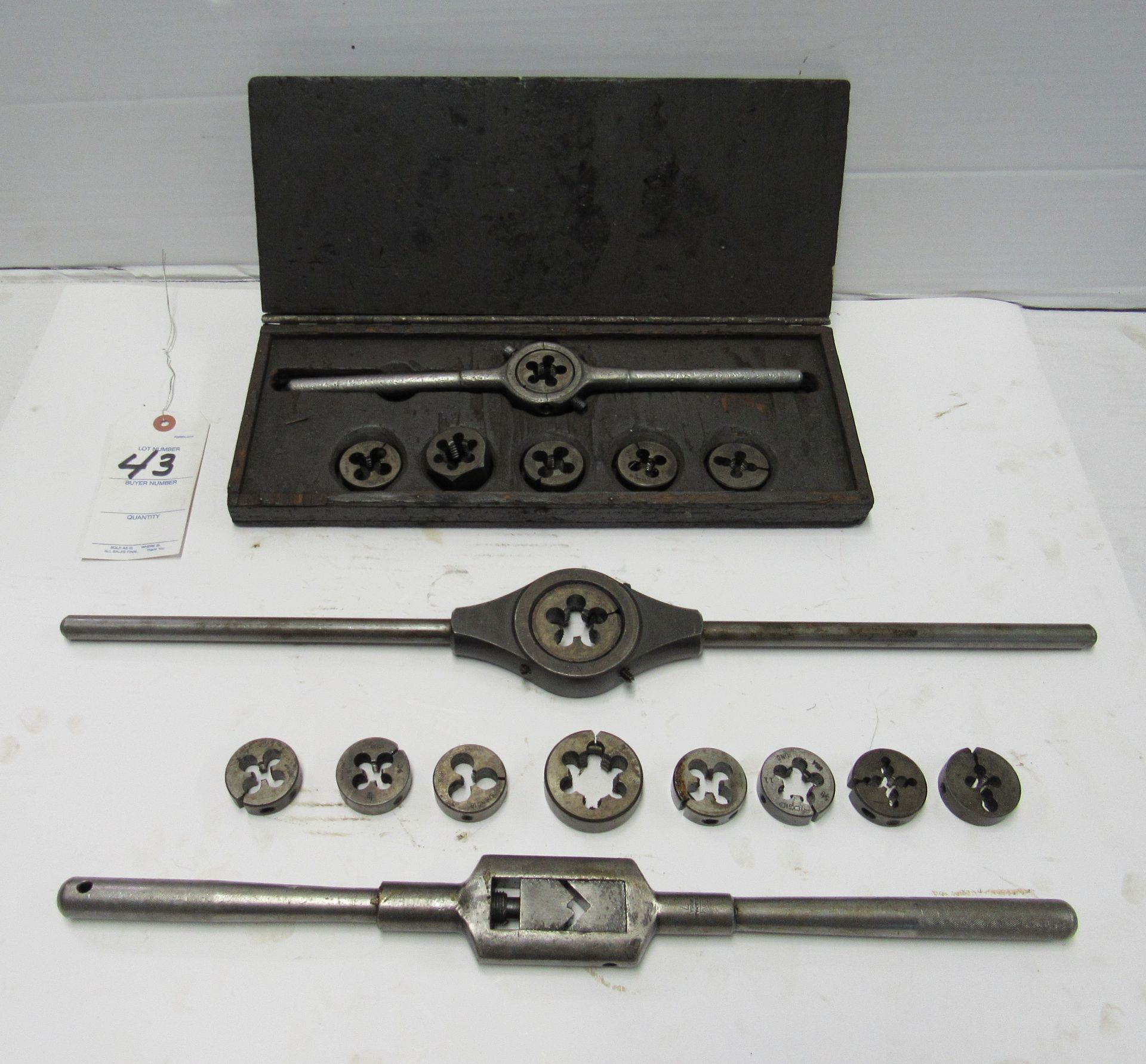 Assorted Threading Wrenches & Threading Dies