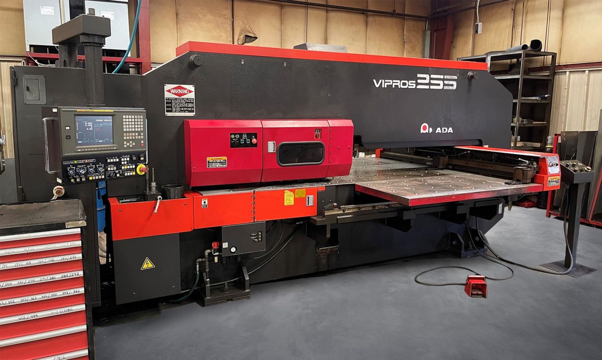 Amada Mod.255 Vipros CNC Turret Punch w/ Fanuc 18P Control