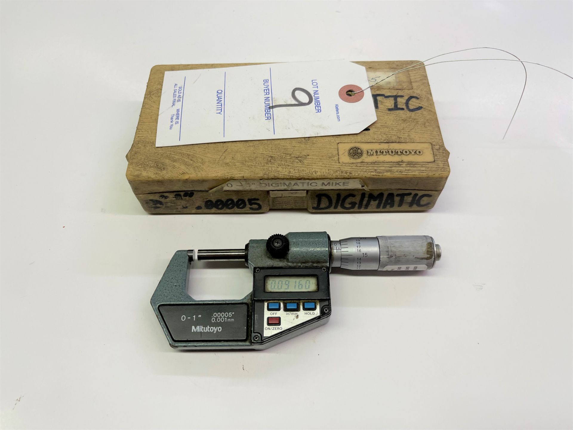 Mitutoyo 0"-1" Digimatic Micrometer