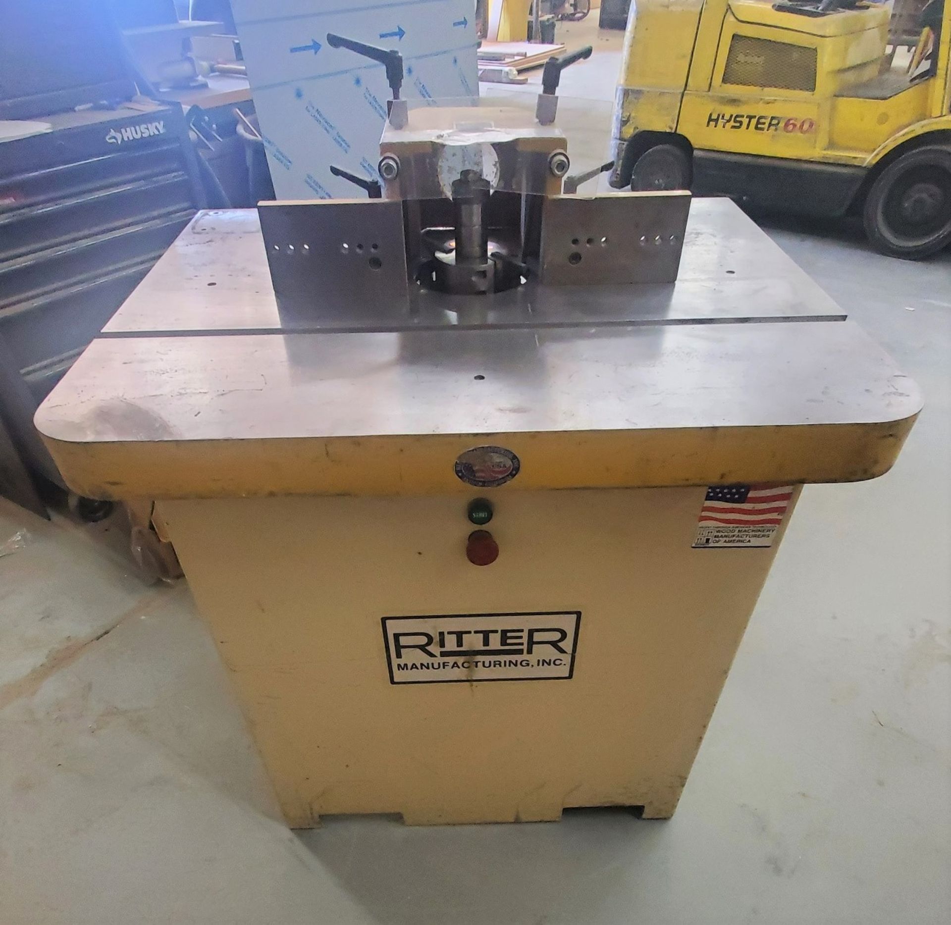 Ritter Mod.101257E 1HP Shaper - S/N 1507 (New 2003), Speeds 7500/10,000 RPM, 1-1/4" Spindle, 3"