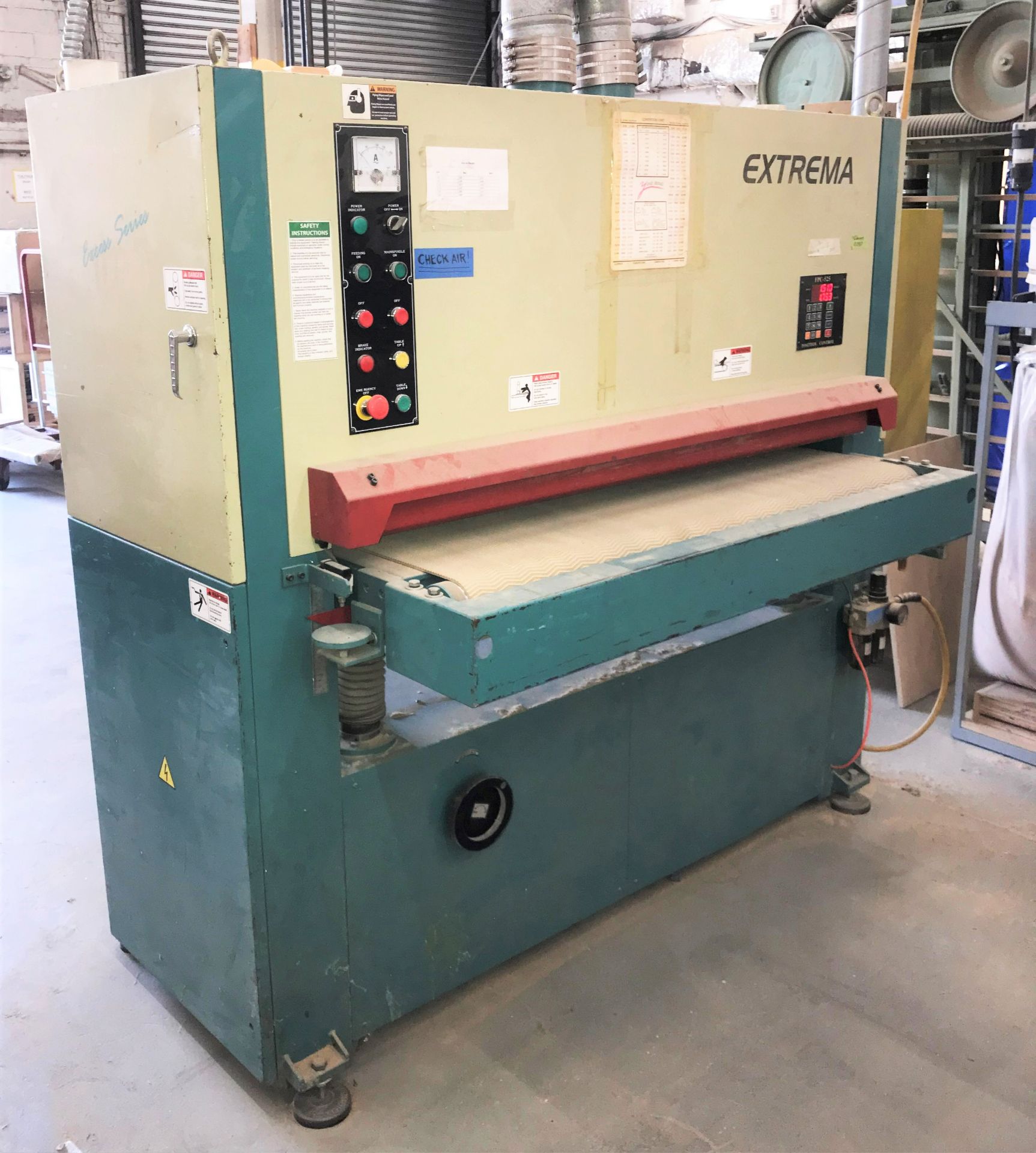 Extrema Mod.XS-1A52 30HP 52” Wide Belt Sander – S/N 0305217 (New 2017), 52” x 60” Belt, FPC-525