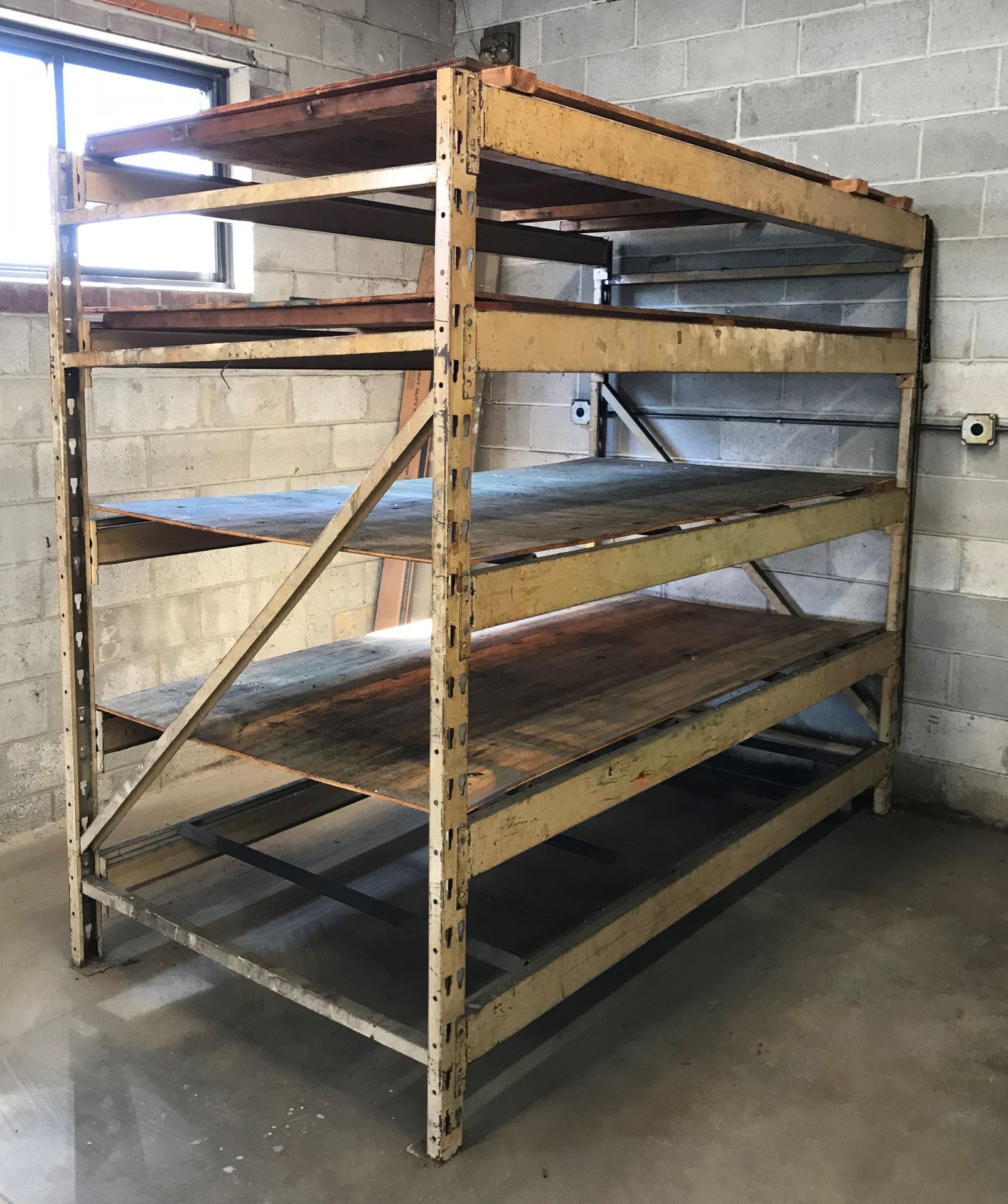 48" x 96" x 84"H 5-Shelf Steel Pallet Rack