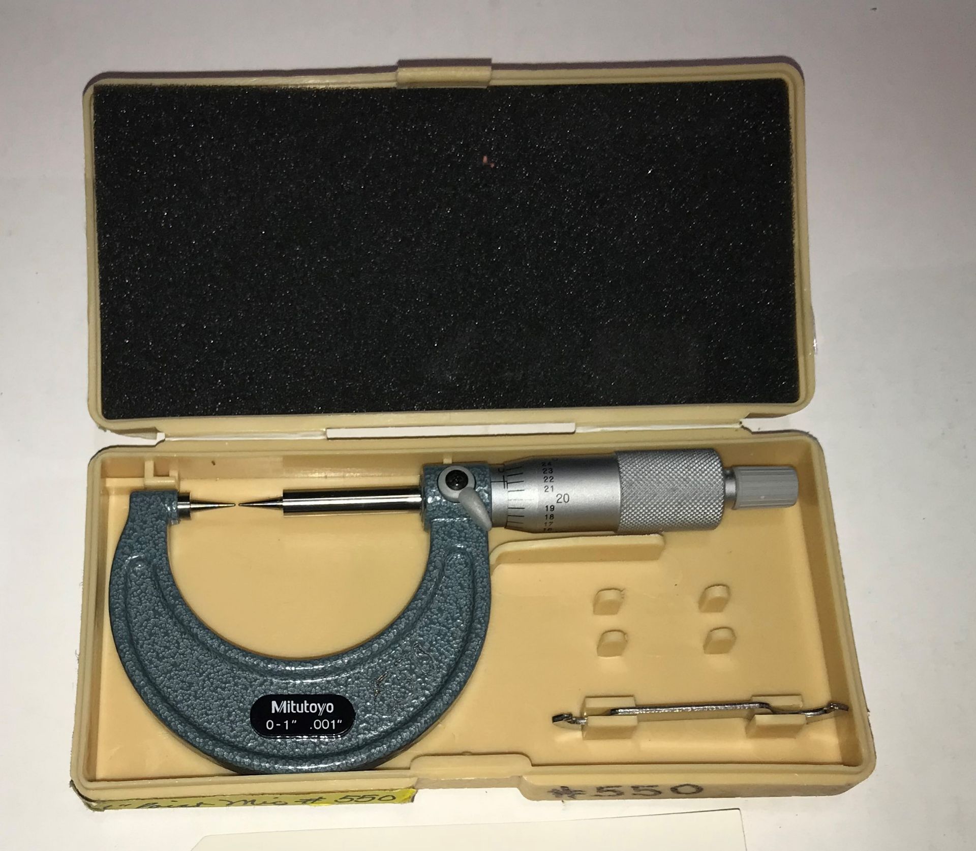 Mitutoyo 0 - 1" Point Micrometer