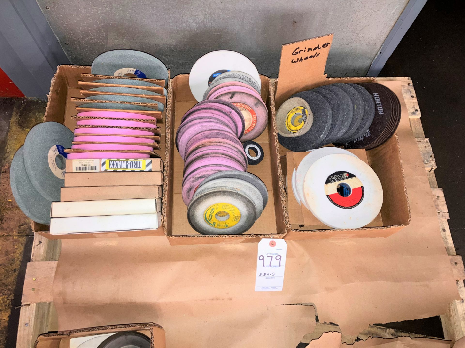 (3) Boxes of Asst. Grinding Wheels