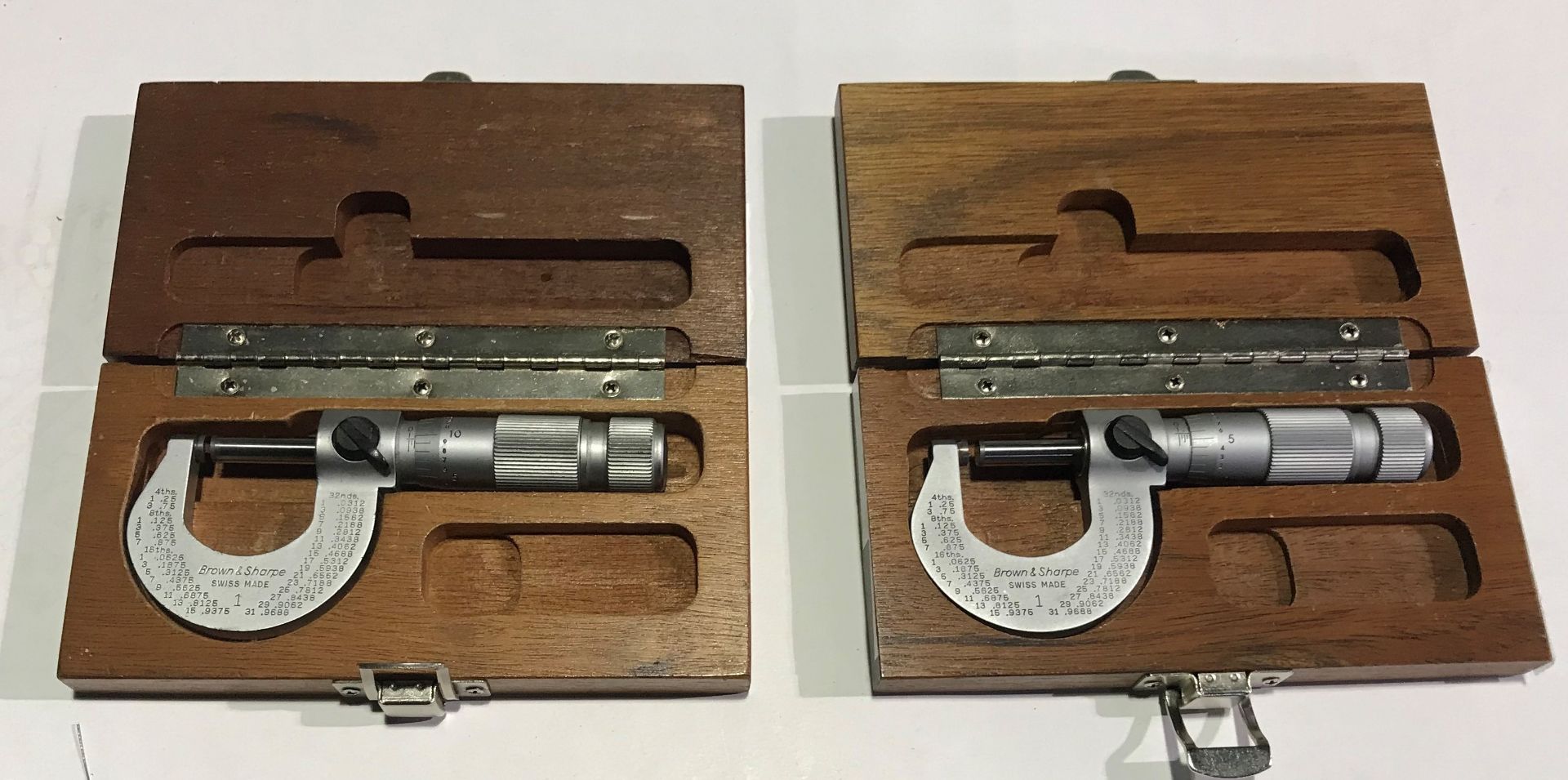 (2) B&S 0 -1" Micrometers